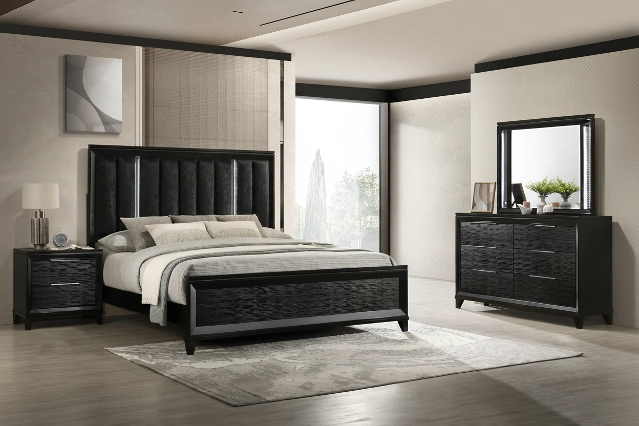 Cressida Bedroom Suites with LED highlights - Image 5