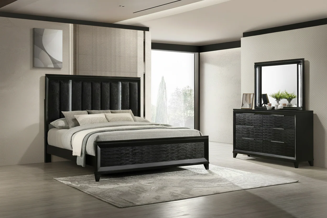 Cressida Bedroom Suites with LED highlights - Image 6