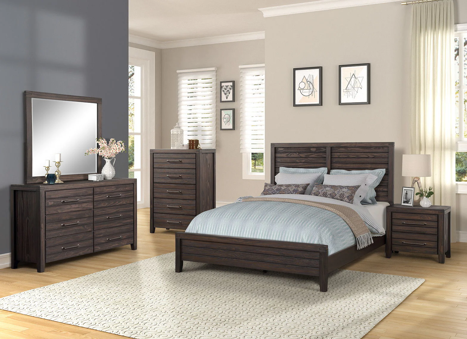 Crestwood - Mirror - Dark Brown - Image 2