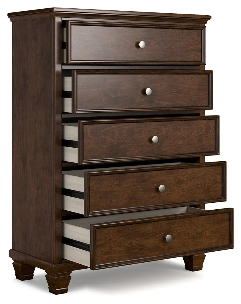 Danabrin - Five Drawer Chest - Brown - Image 3