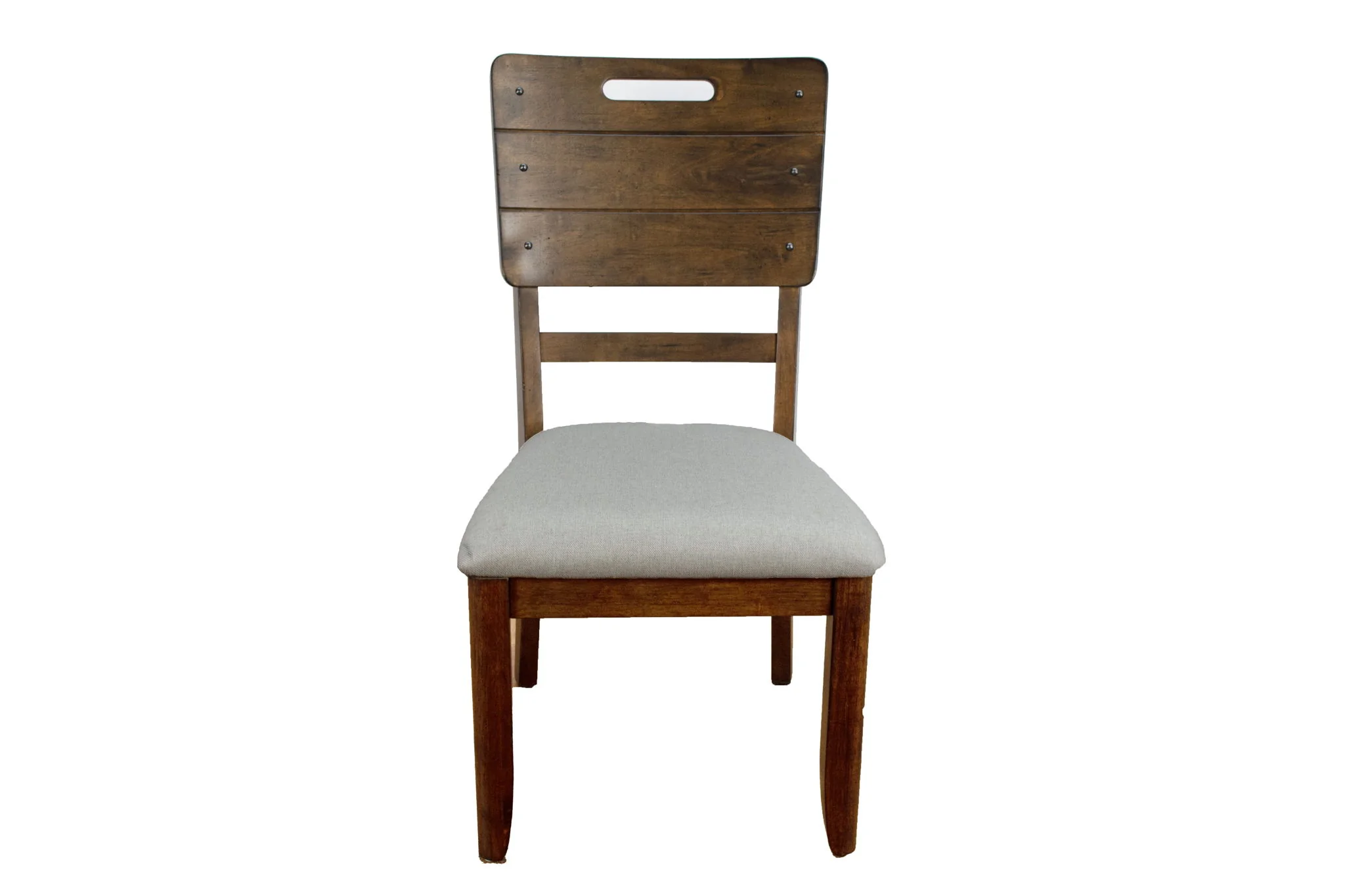 Danville - Tray Dining Chair (Set of 2) - Spice Brown / Pearl Silver - Image 3