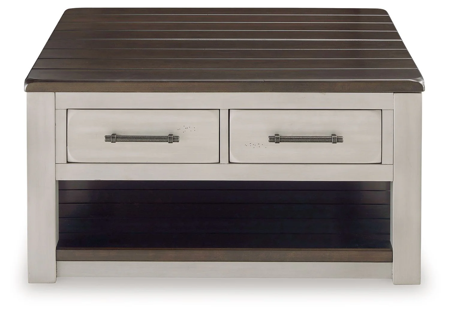 Darborn - Lift Top Cocktail Table - Gray / Brown - Image 3