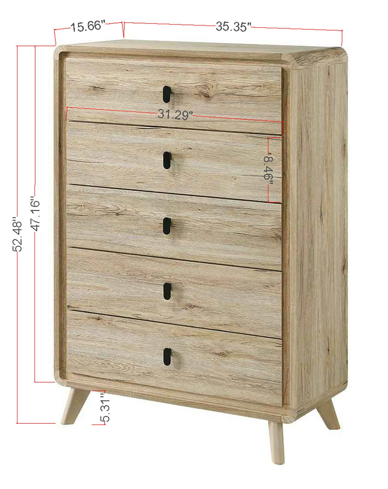 Dawson - Chest - Light Brown - Image 2