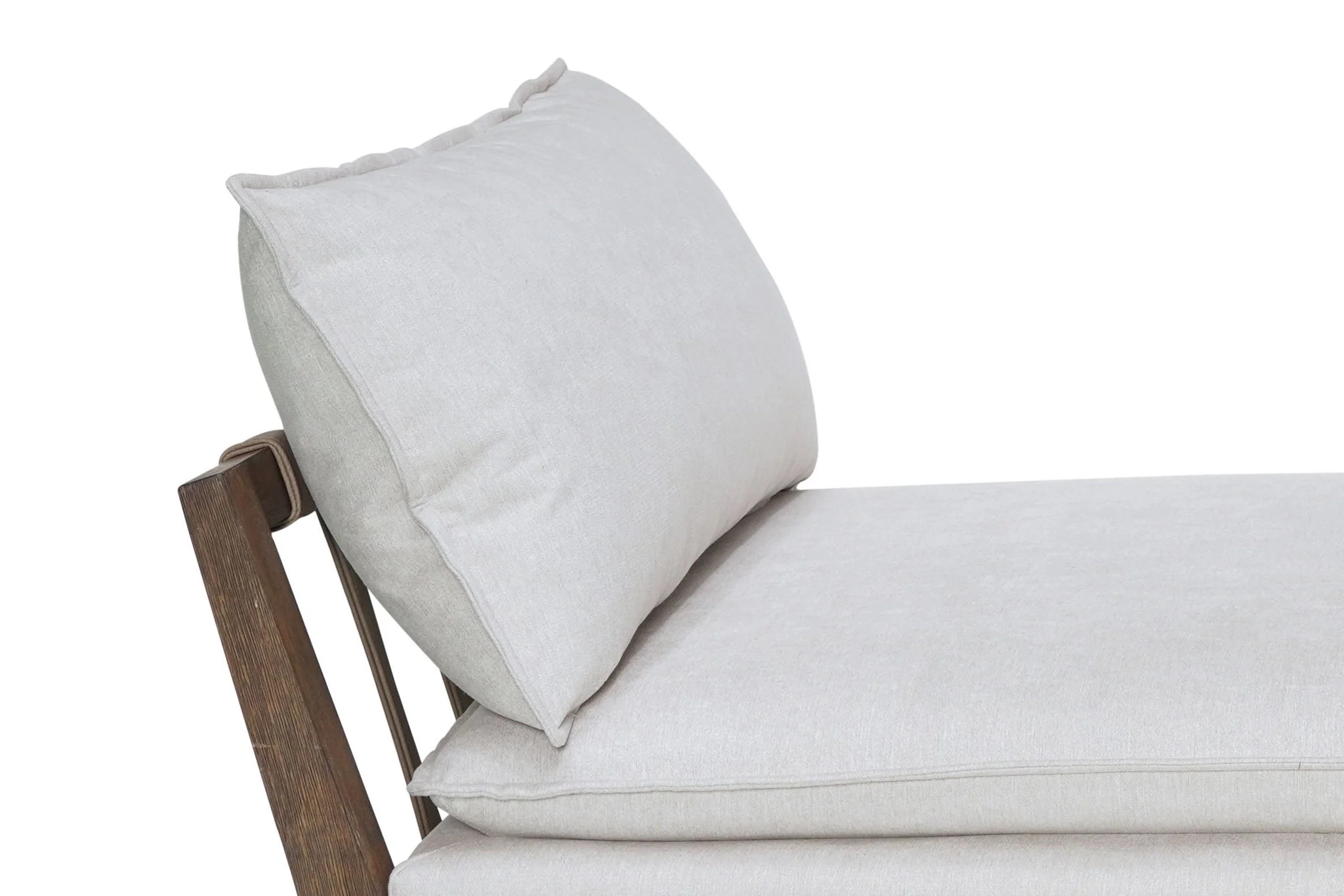 Daybed With Strap Detail - White - Image 3