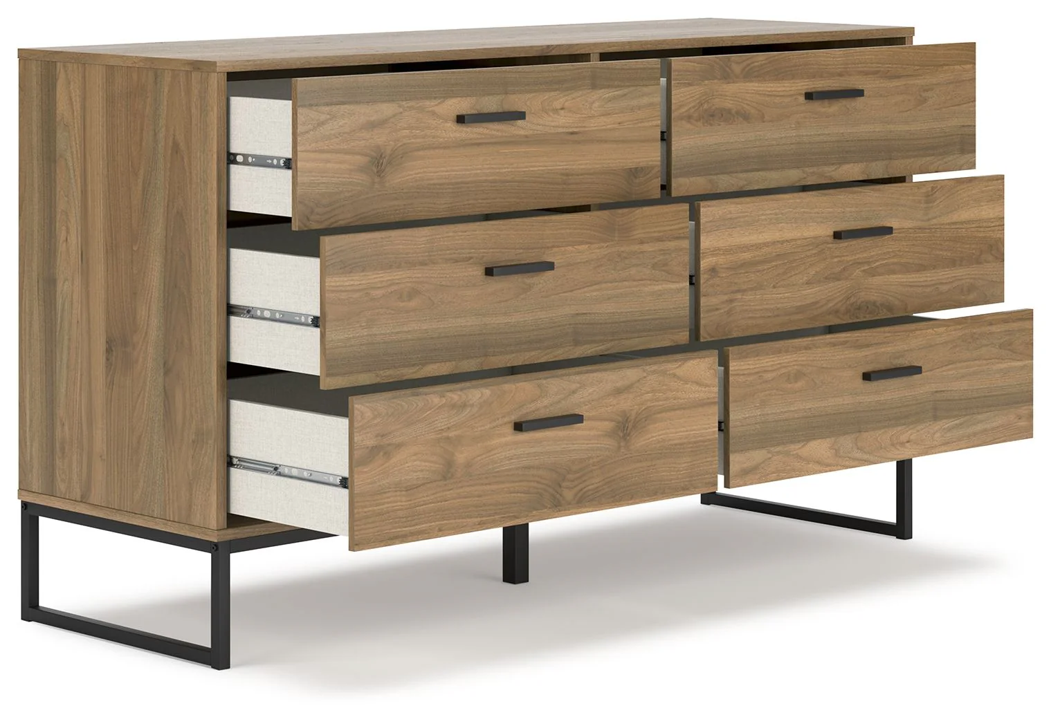 Deanlow - Six Drawer Dresser - Honey - Image 3