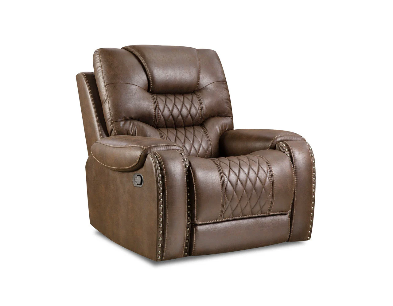 Desert Chocolate Glider Recliner Chair By Corinthian
