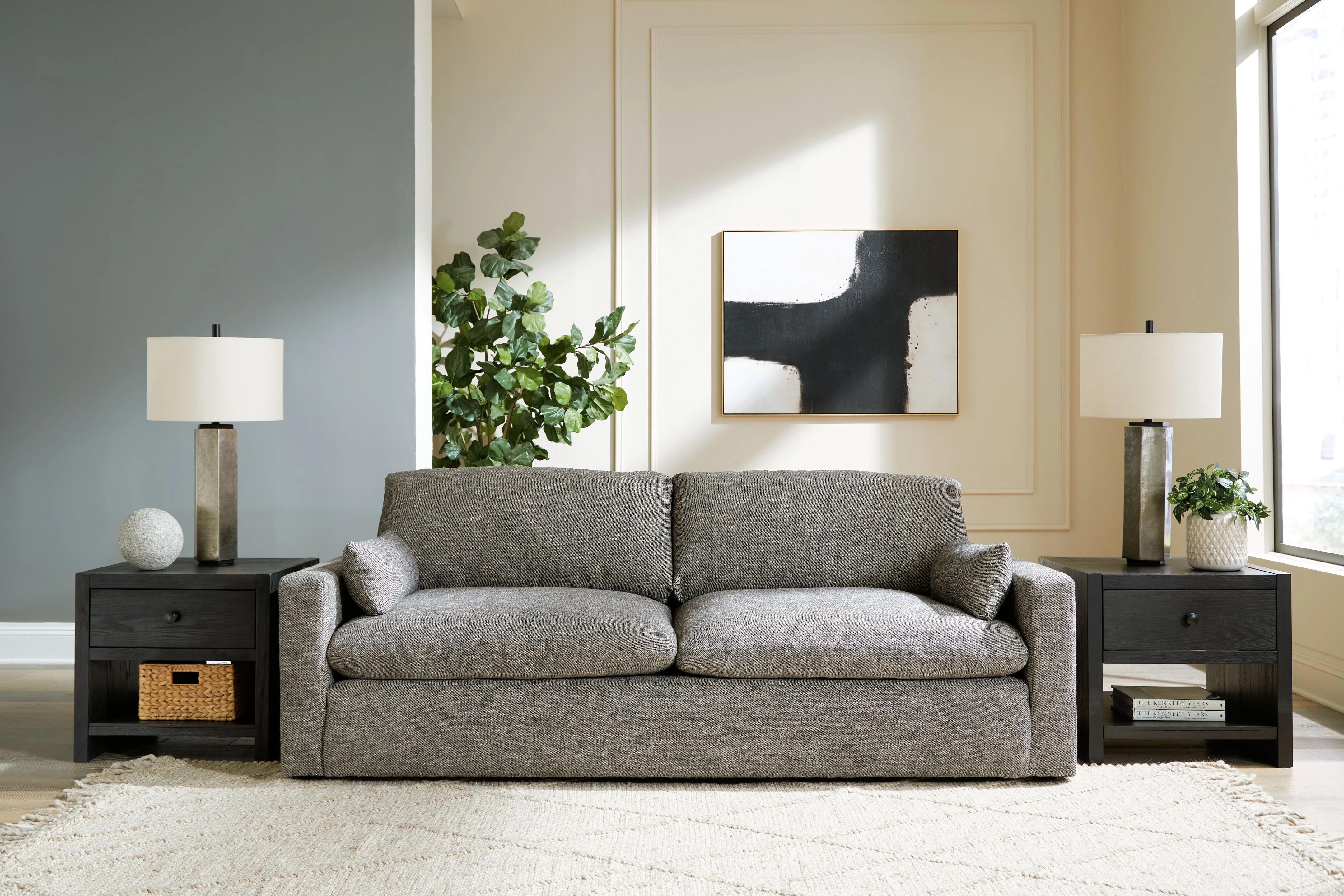 Dramatic - Sofa - Granite - Image 2
