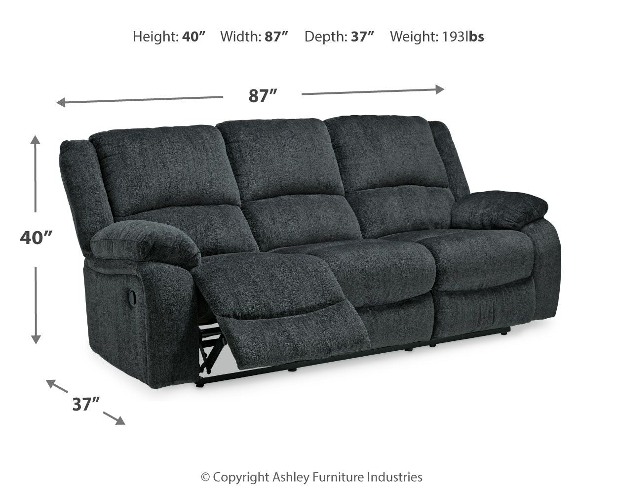 Draycoll - Reclining Sofa - Image 6