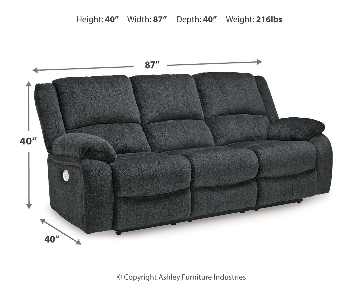 Draycoll - Reclining Sofa - Image 7