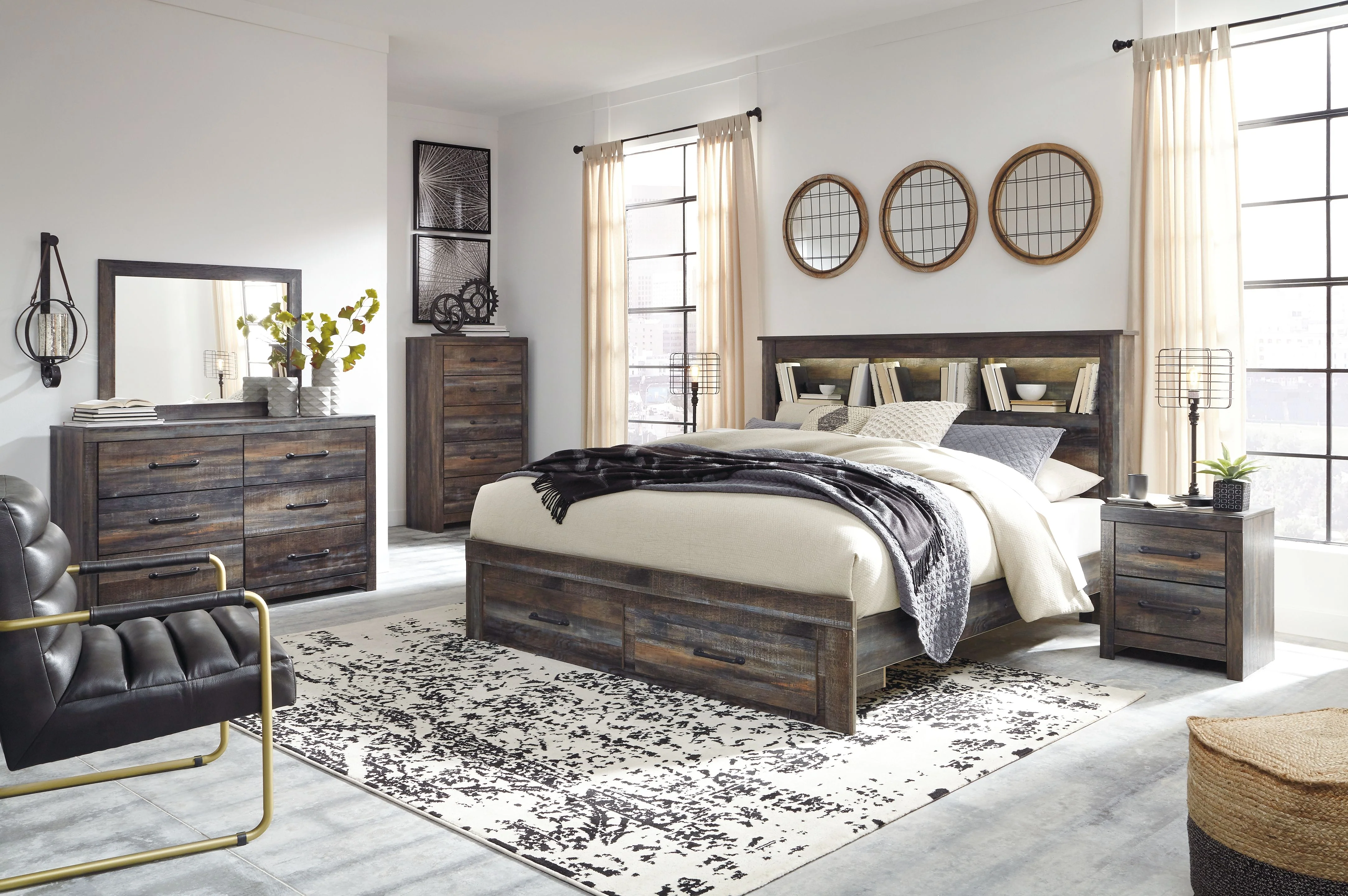 Drystan - Panel Bookcase Bed - Image 17