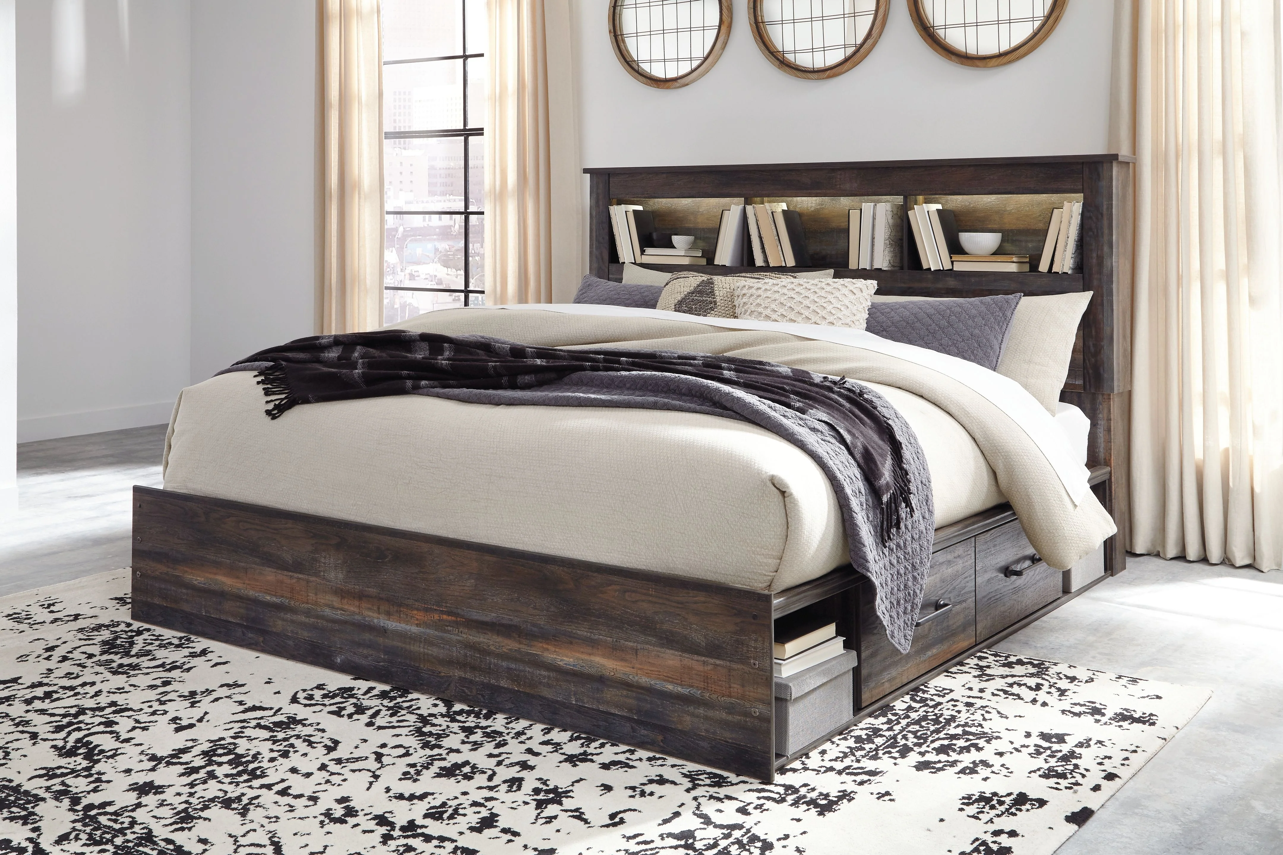 Drystan - Panel Bookcase Bed - Image 7