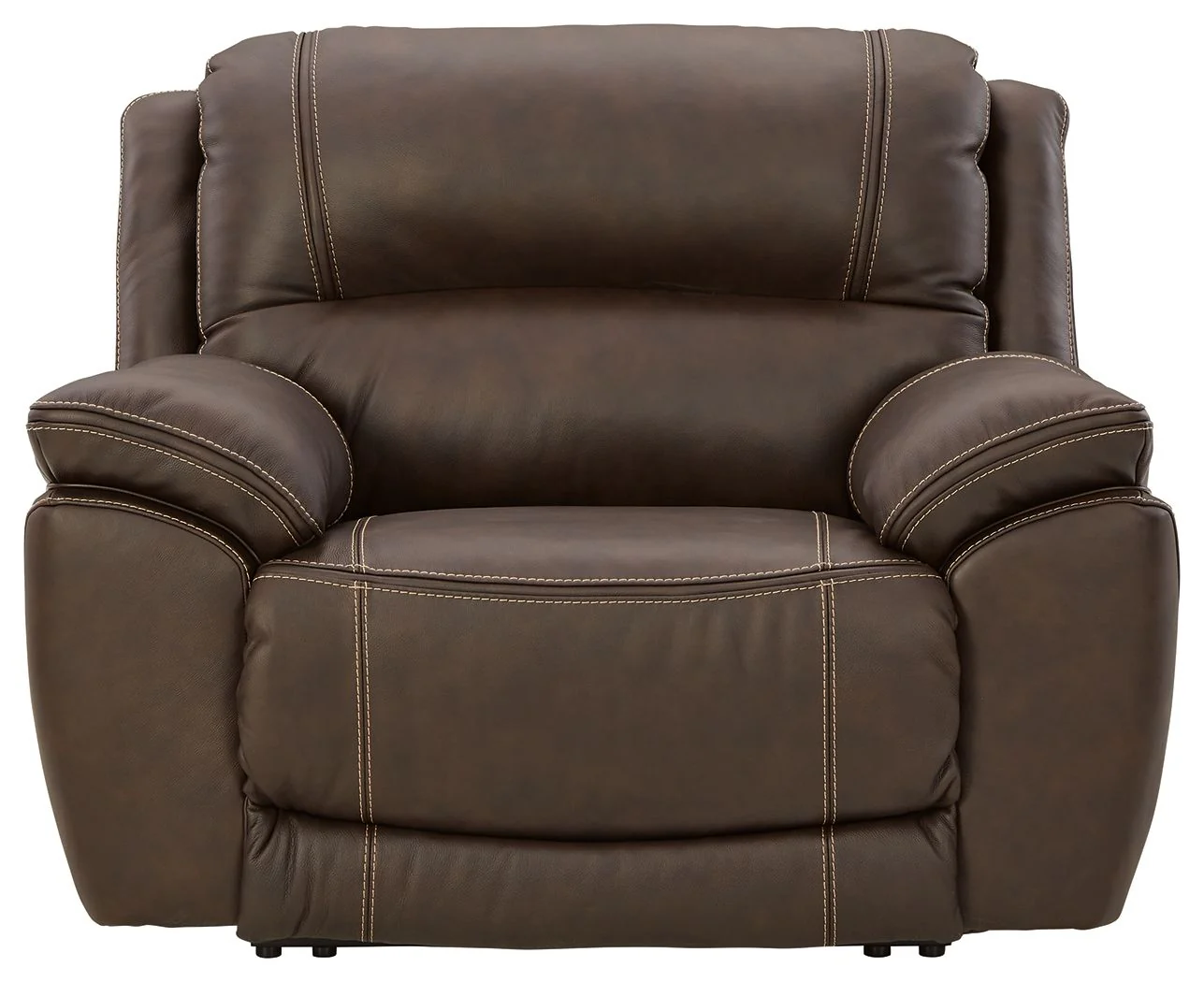 Dunleith - Zero Wall Recliner w/PWR HDRST - Chocolate - Image 2
