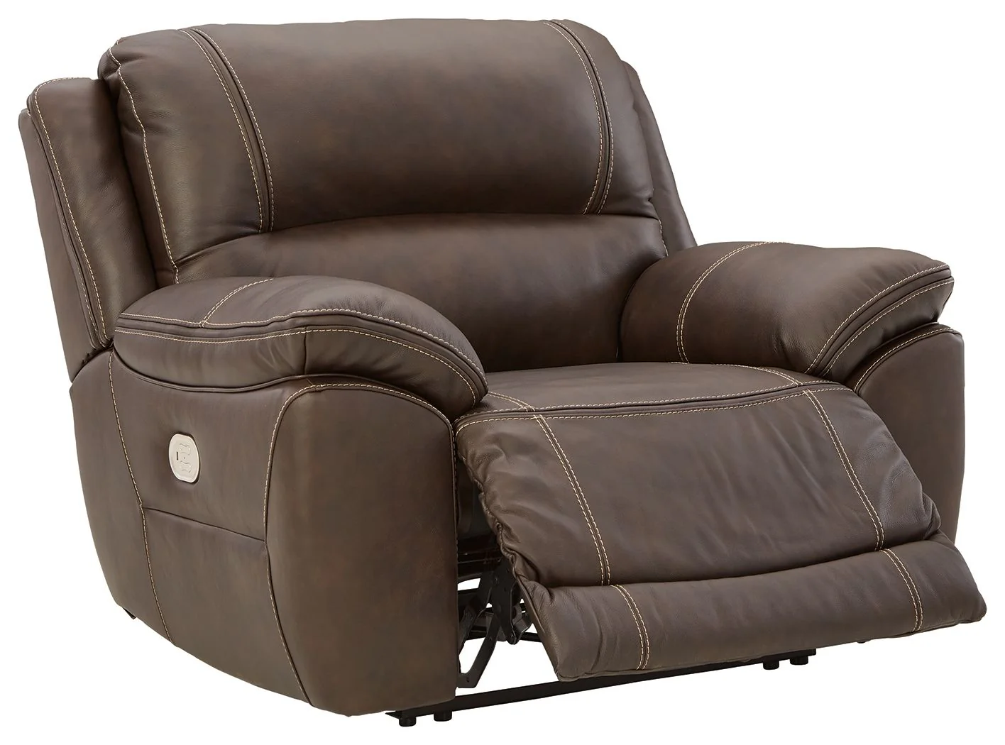Dunleith - Zero Wall Recliner w/PWR HDRST - Chocolate - Image 3
