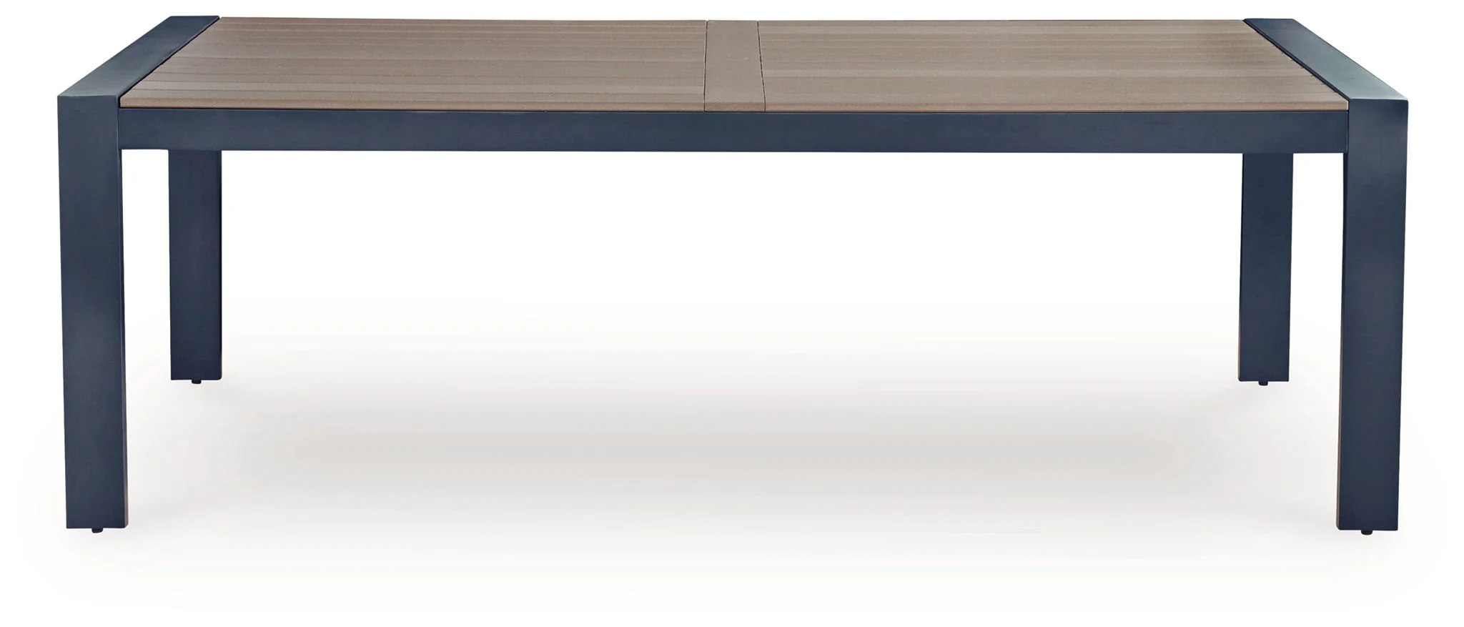 East Beach - Rectangular Dining Table With Umbrella Option - Blue - Image 4