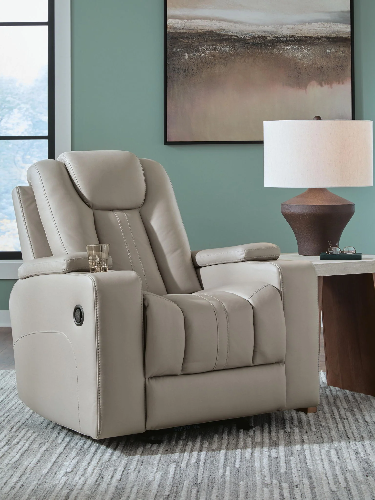 Elevate Edges - Glider Recliner - Coin - Image 3