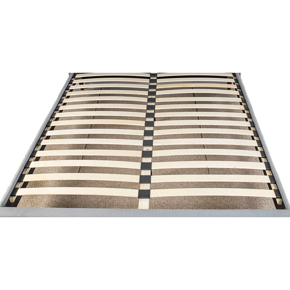 Elise - Upholstered King Storage Bed In A Box - Cream - Image 4