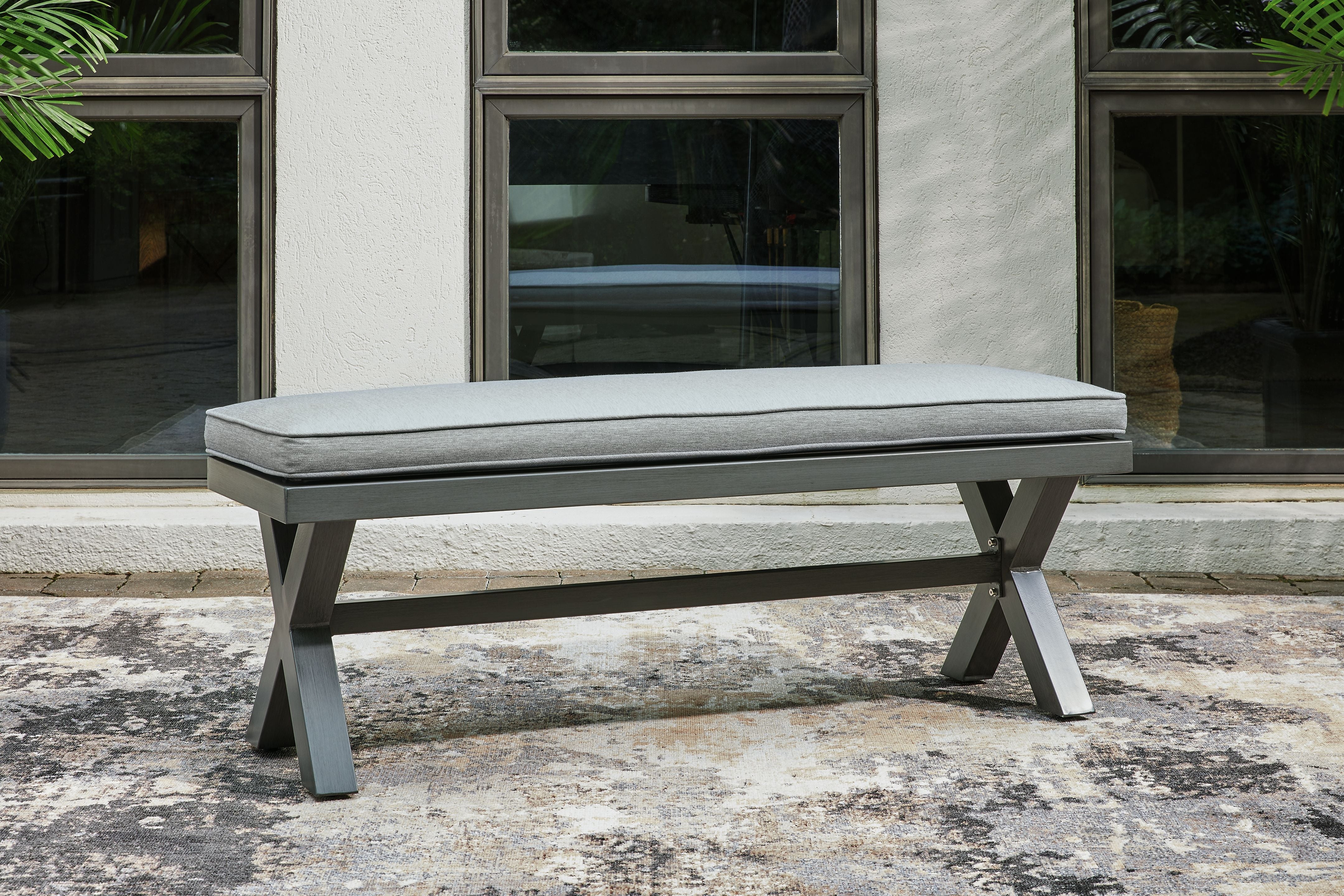 Elite Park - Bench With Cushion - Gray - Image 4