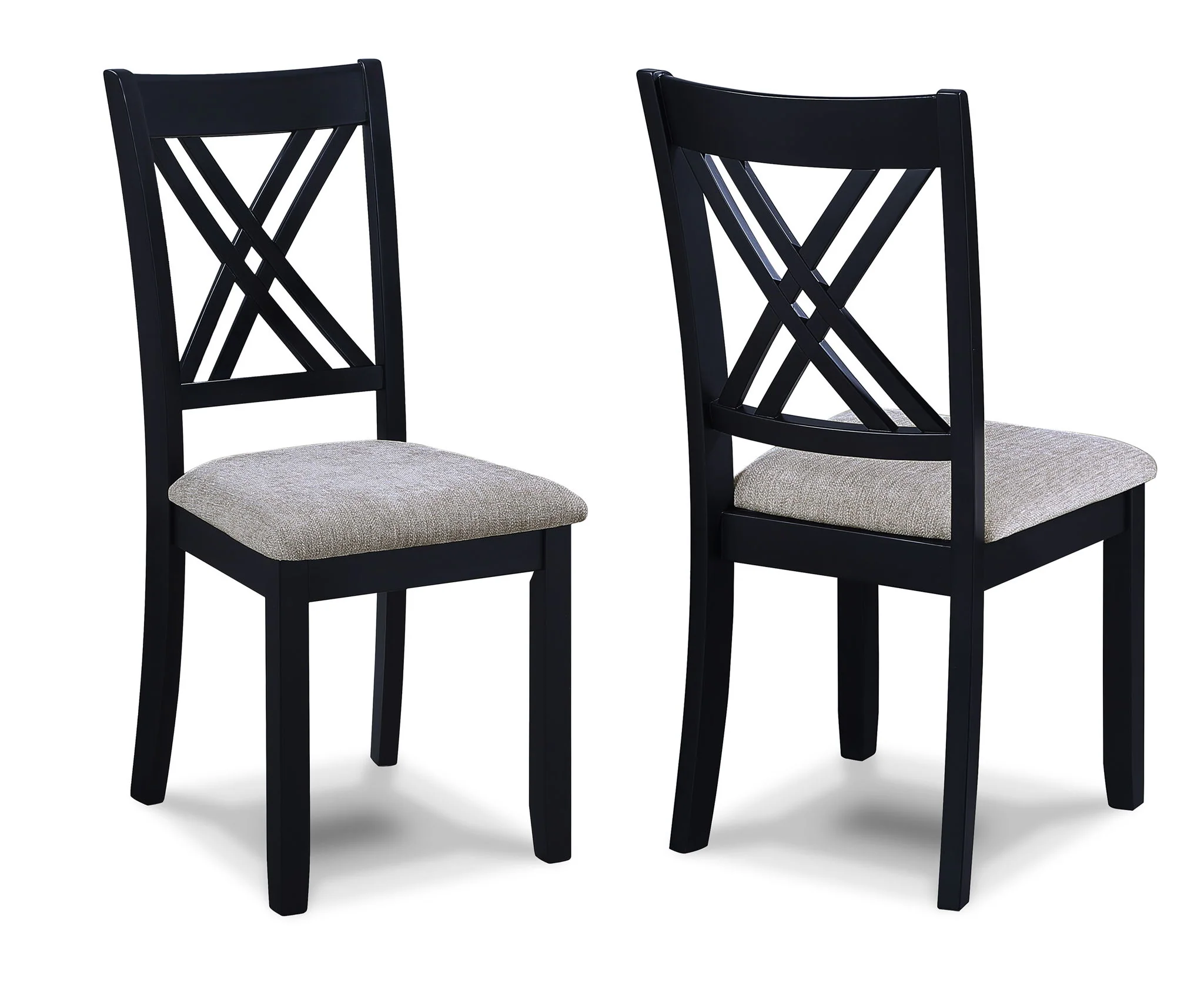 Eloise - 7 Piece Dinette Set - Charcoal / Gray - Image 4