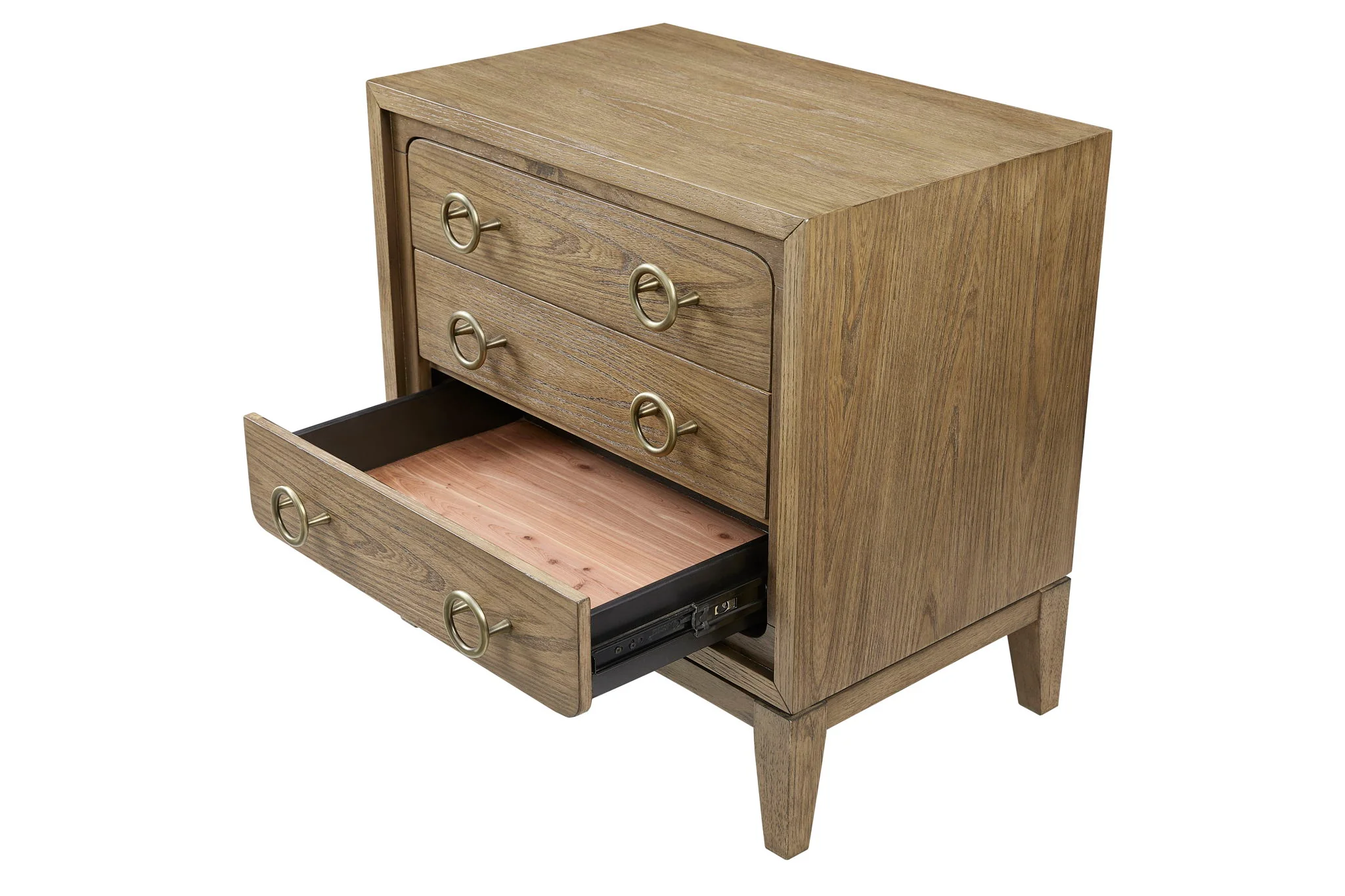Elure - 3 Drawer Nightstand With USB - Image 5