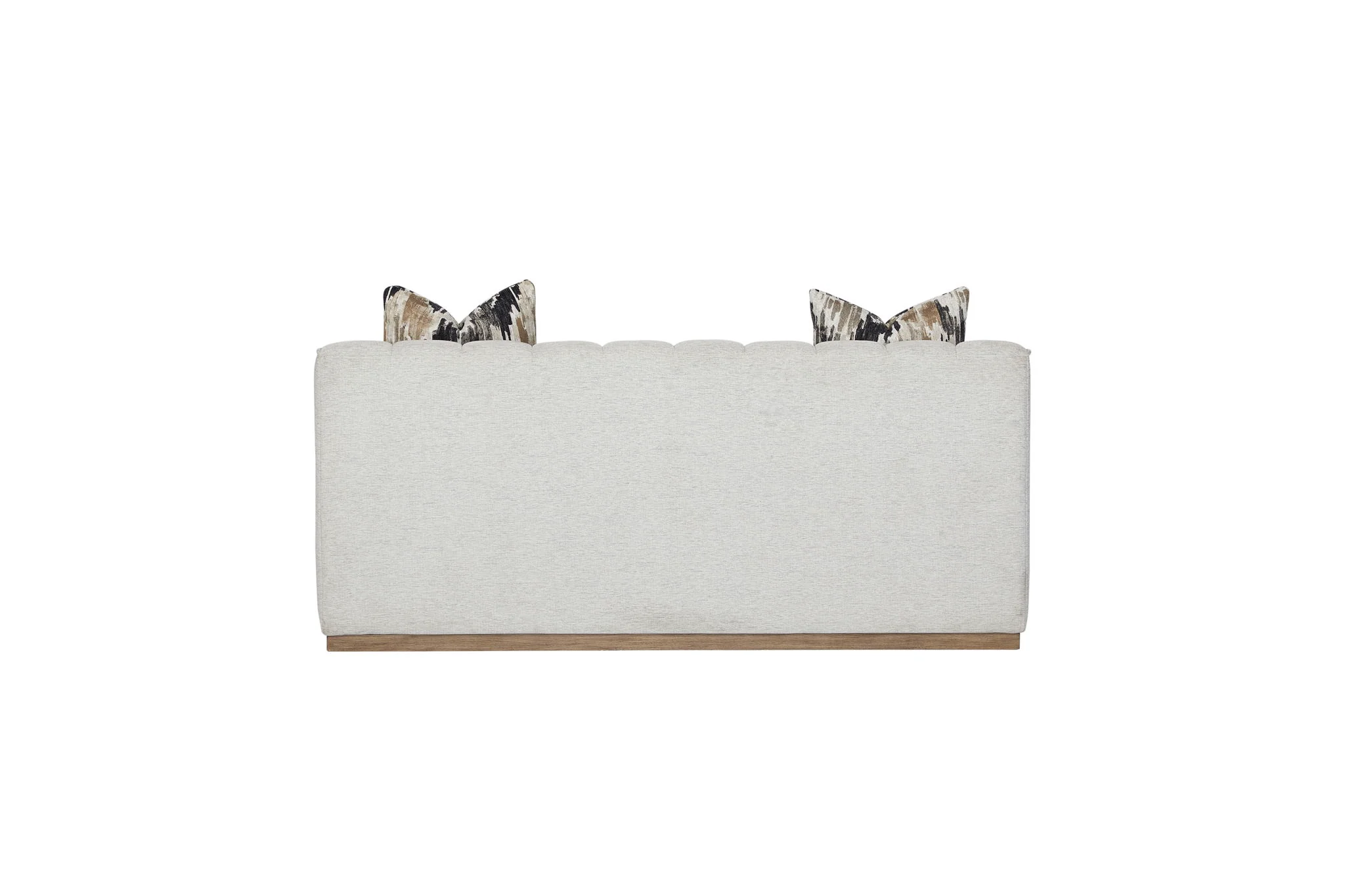 Elure - Channel Loveseat - Pearl Silver - Image 3