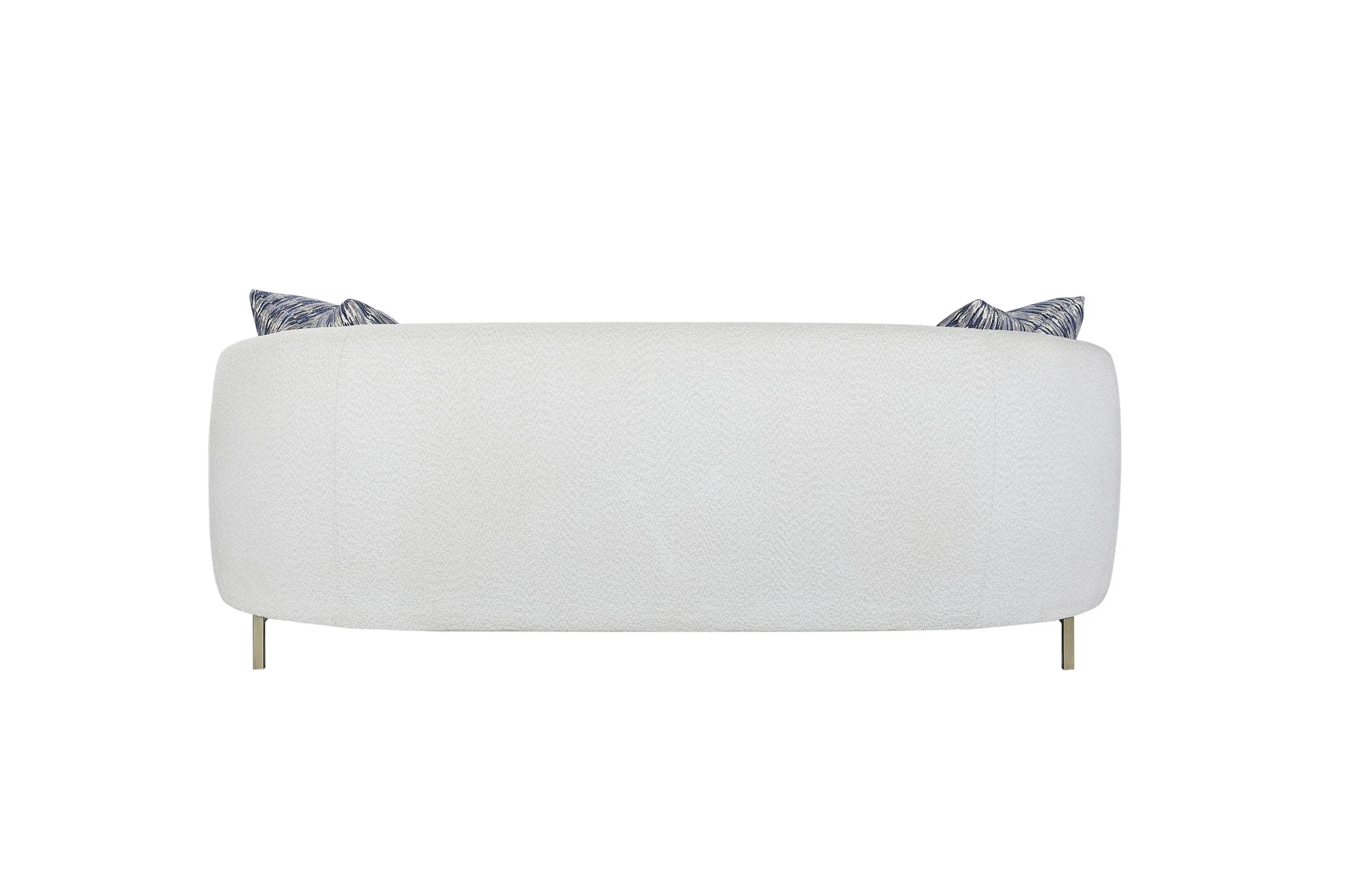 Elure - Dreamy Rounded Sofa - Pearl Silver - Image 3
