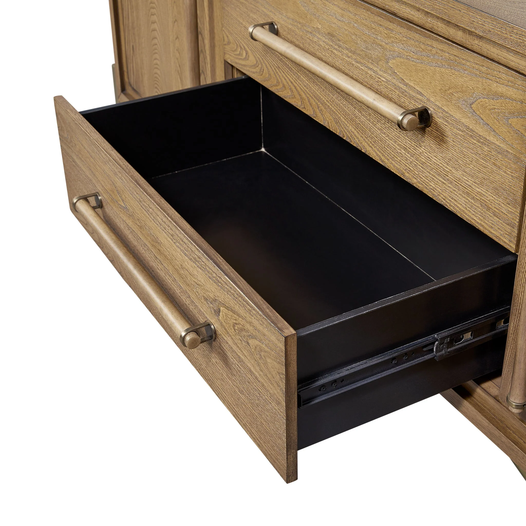 Elure - Metal Base Sideboard - Latte - Image 2