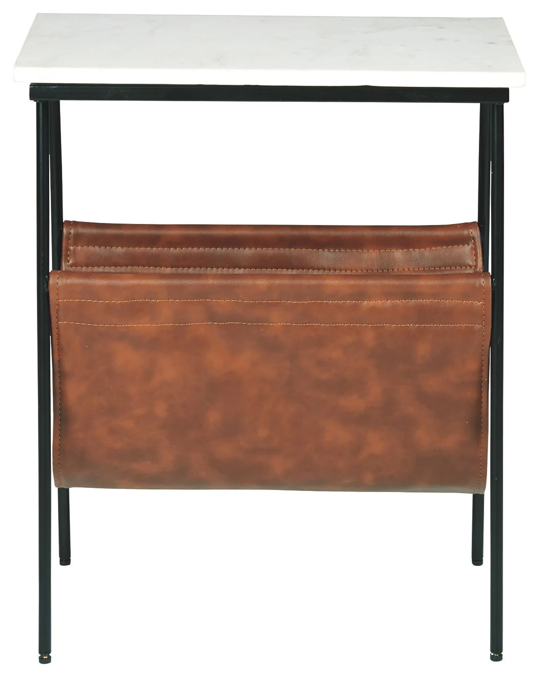 Etanbury - Accent Table - Brown / Black / White - Image 4