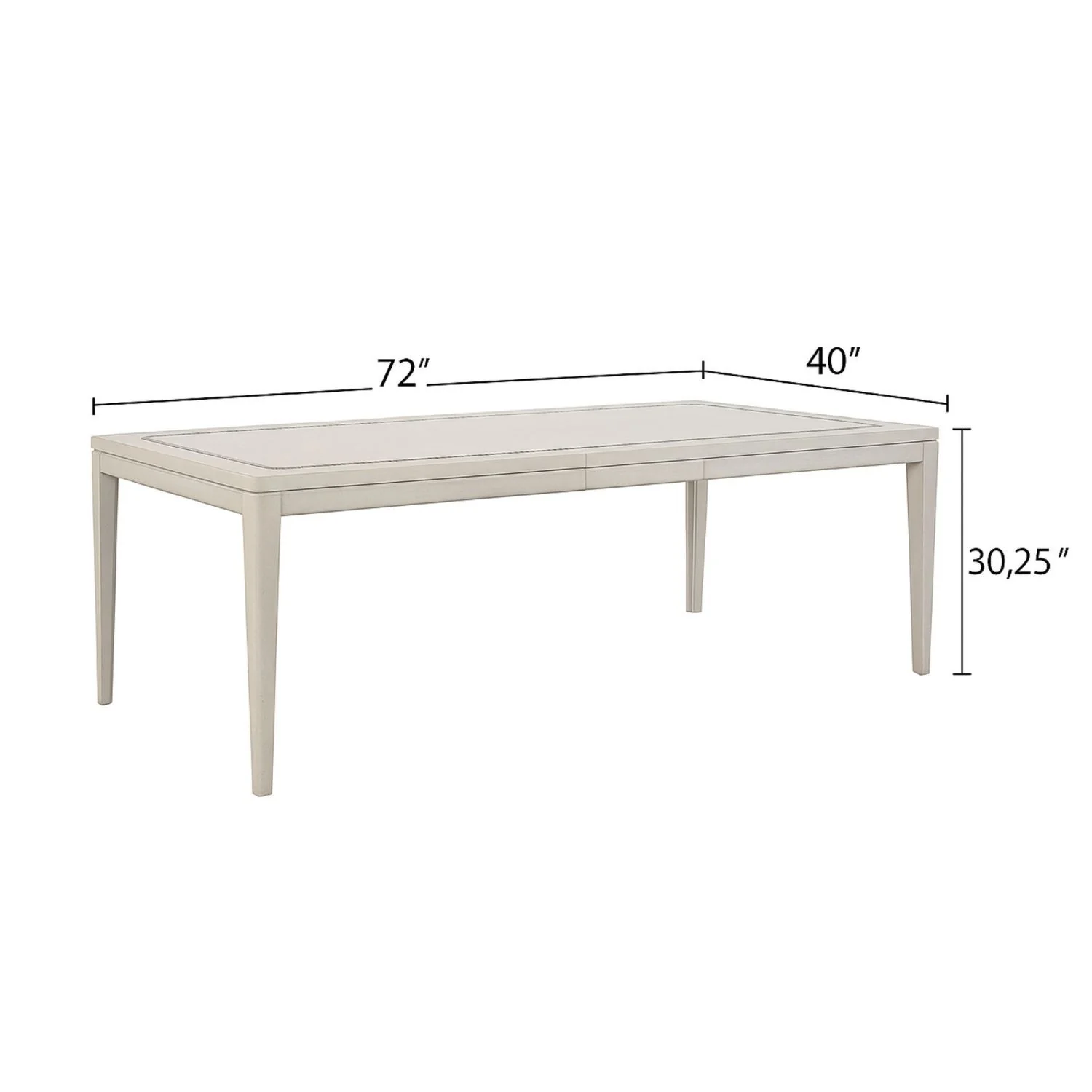 Expandable Dining Table - Vanilla White - Image 3