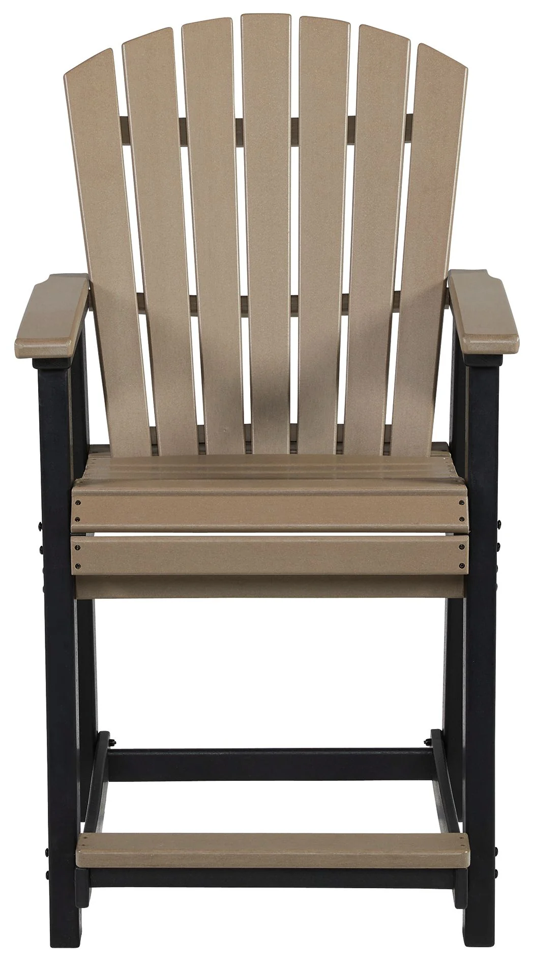 Fairen Trail - Barstool (Set of 2) - Black / Driftwood - Image 2