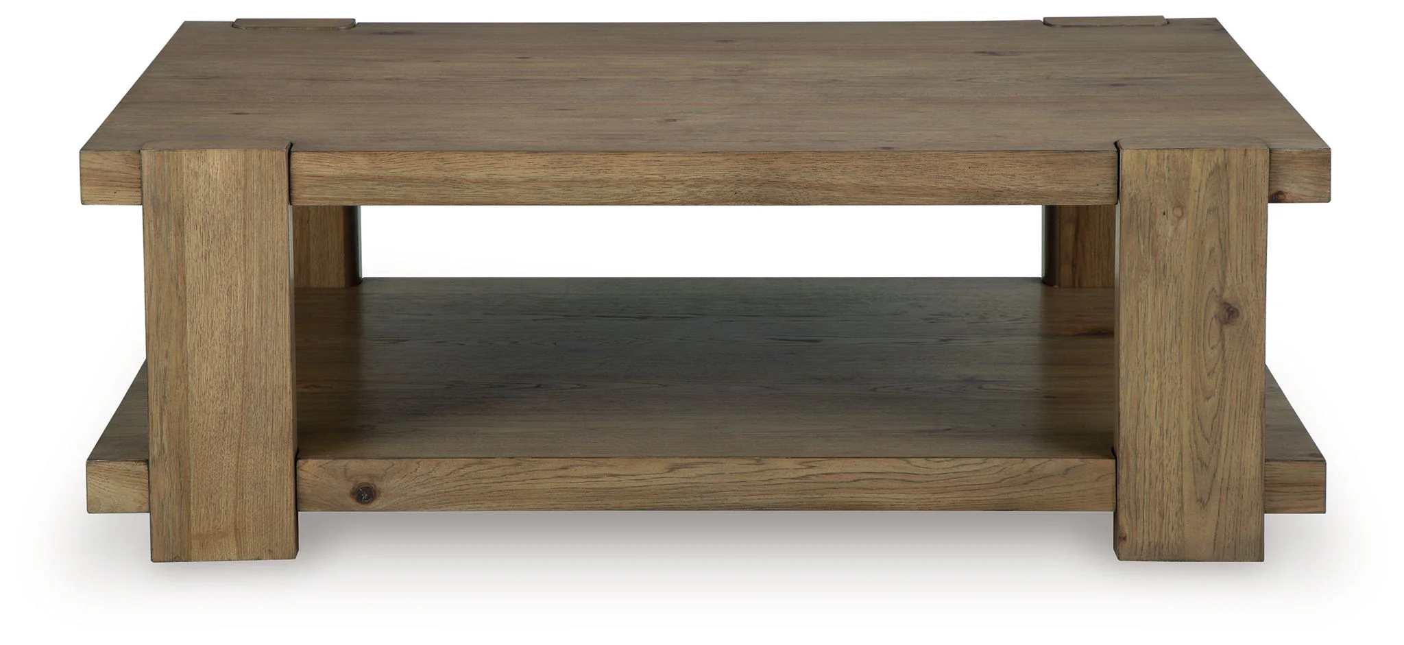 Flangren - Rectangular Cocktail Table - Light Brown - Image 3