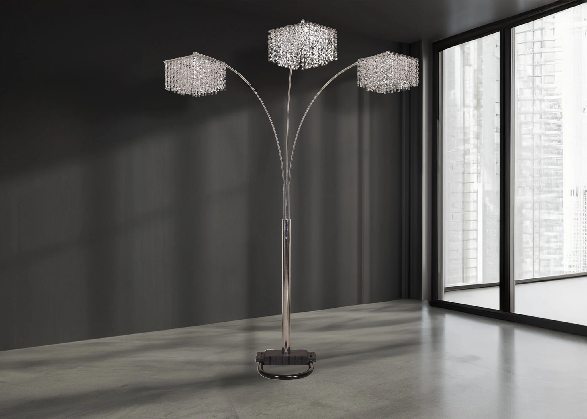Floor Lamp - Gray - Image 3
