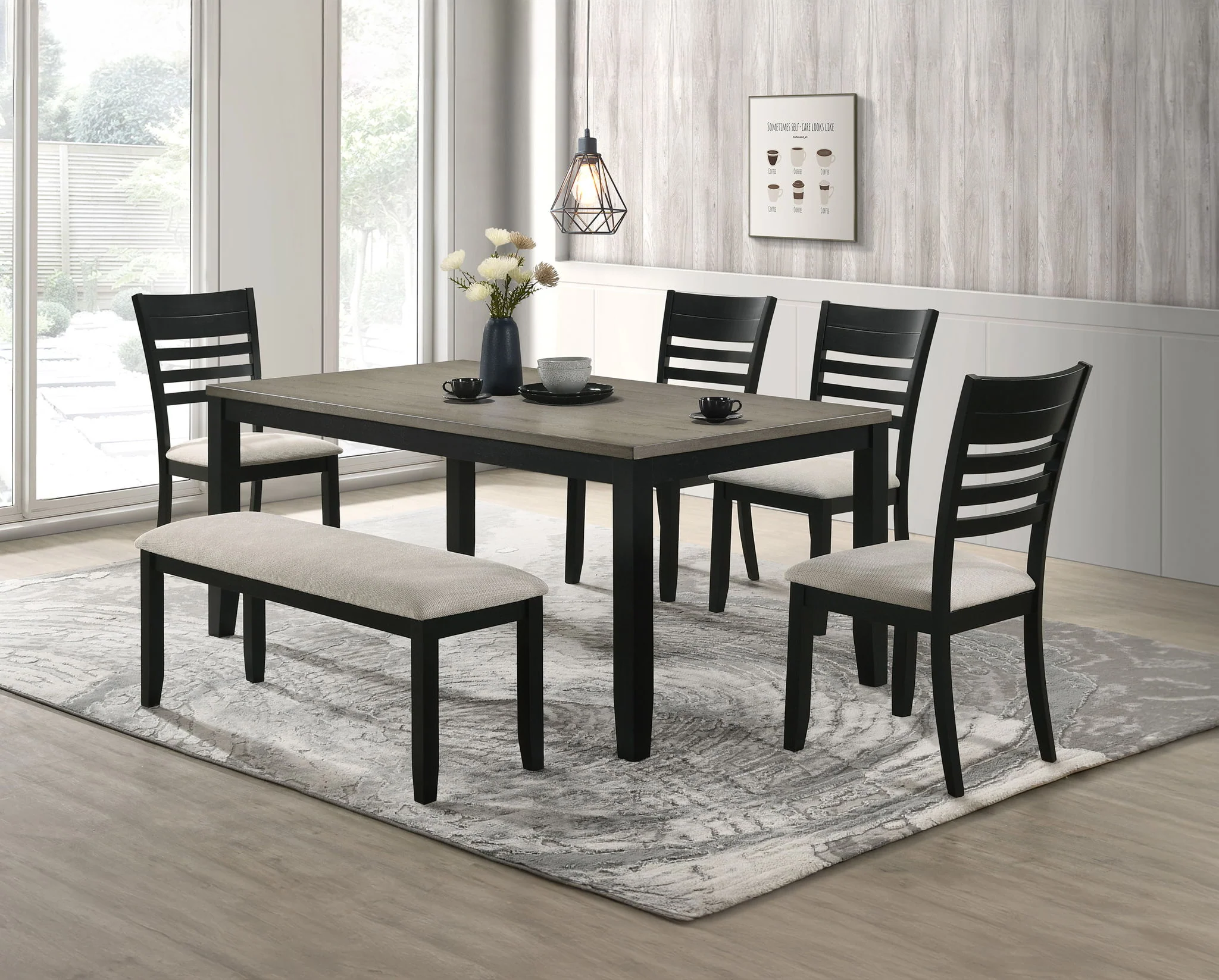 Folio - Bench - Black / Gray - Image 2