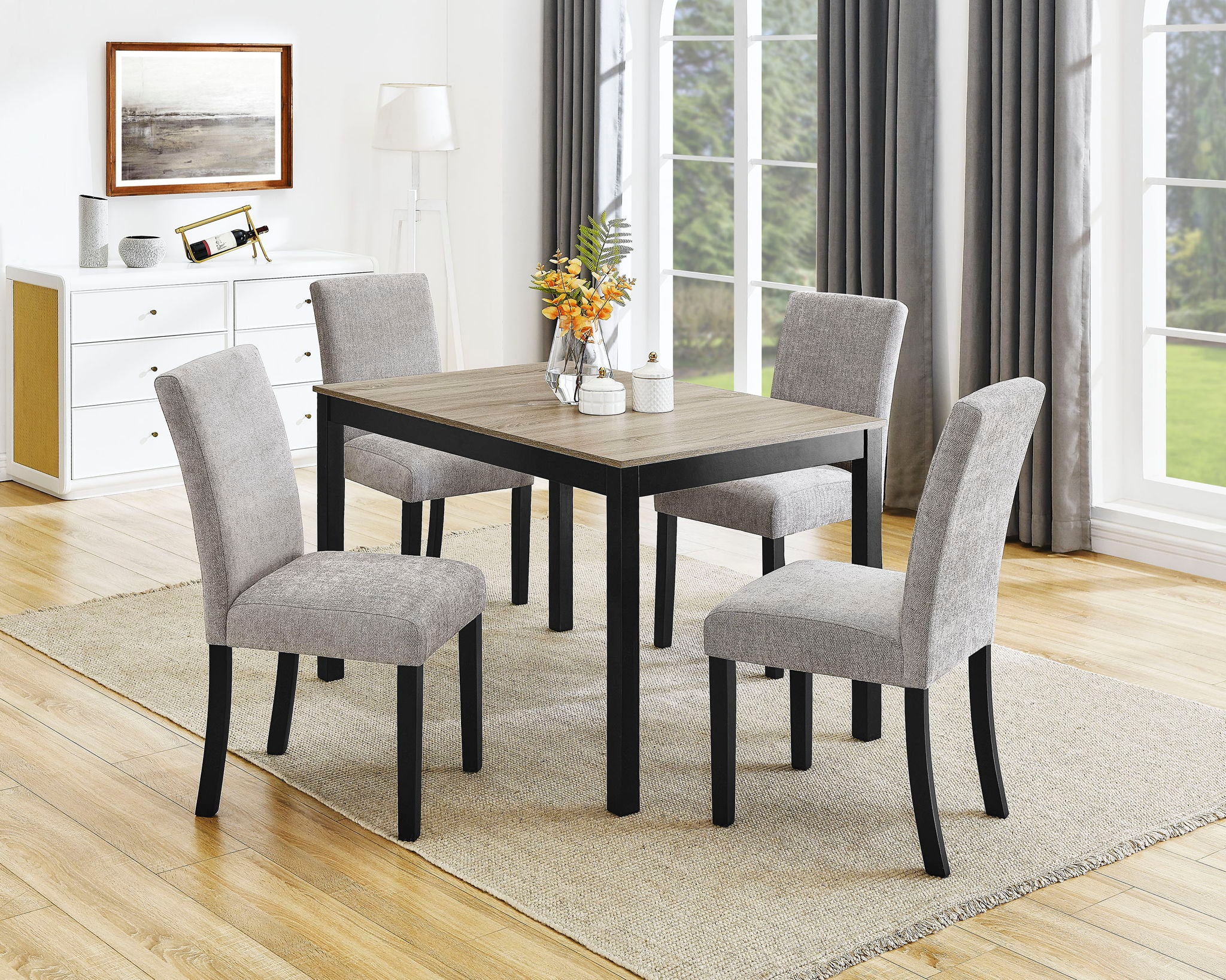 Forana - Side Chair (Set of 2) - Pearl Silver - Image 4
