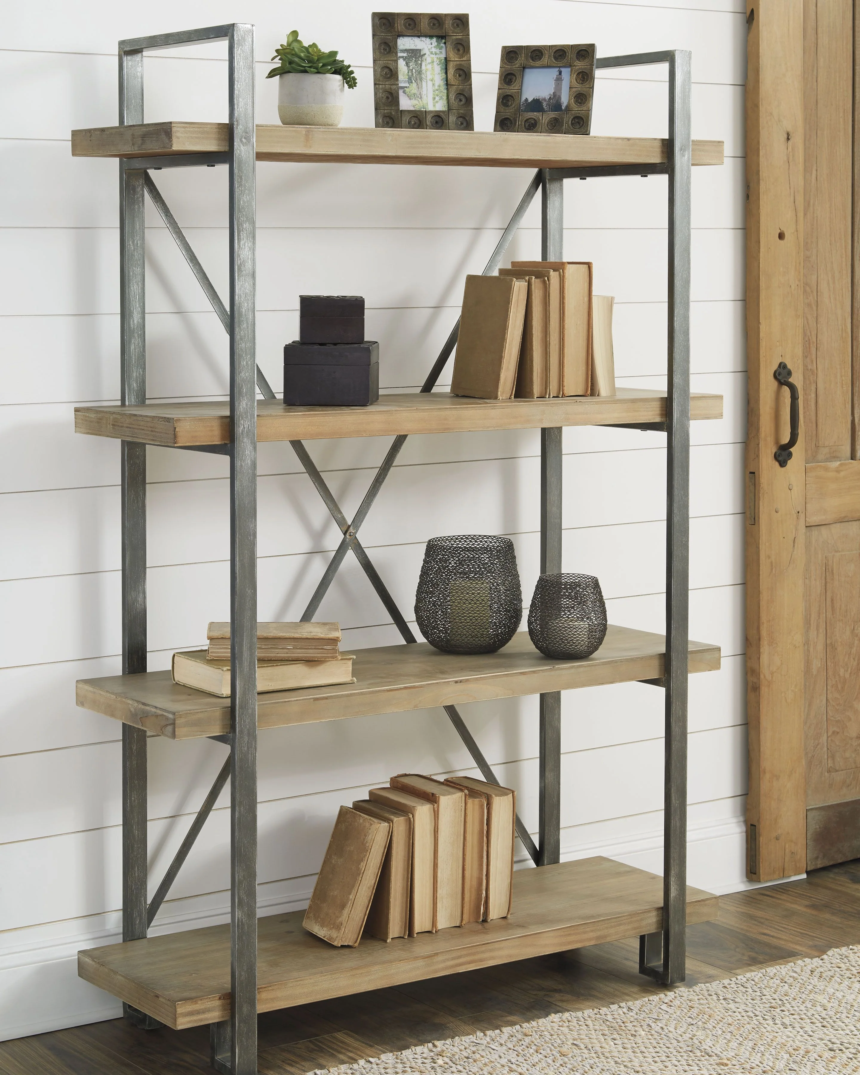 Forestmin - Bookcase - Brown / Black - Image 3