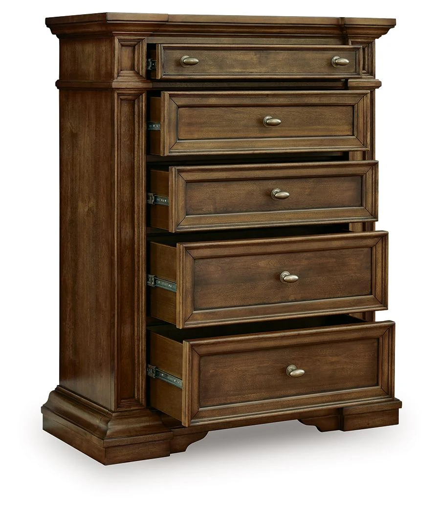 Frantanna - Five Drawer Chest - Brown - Image 2