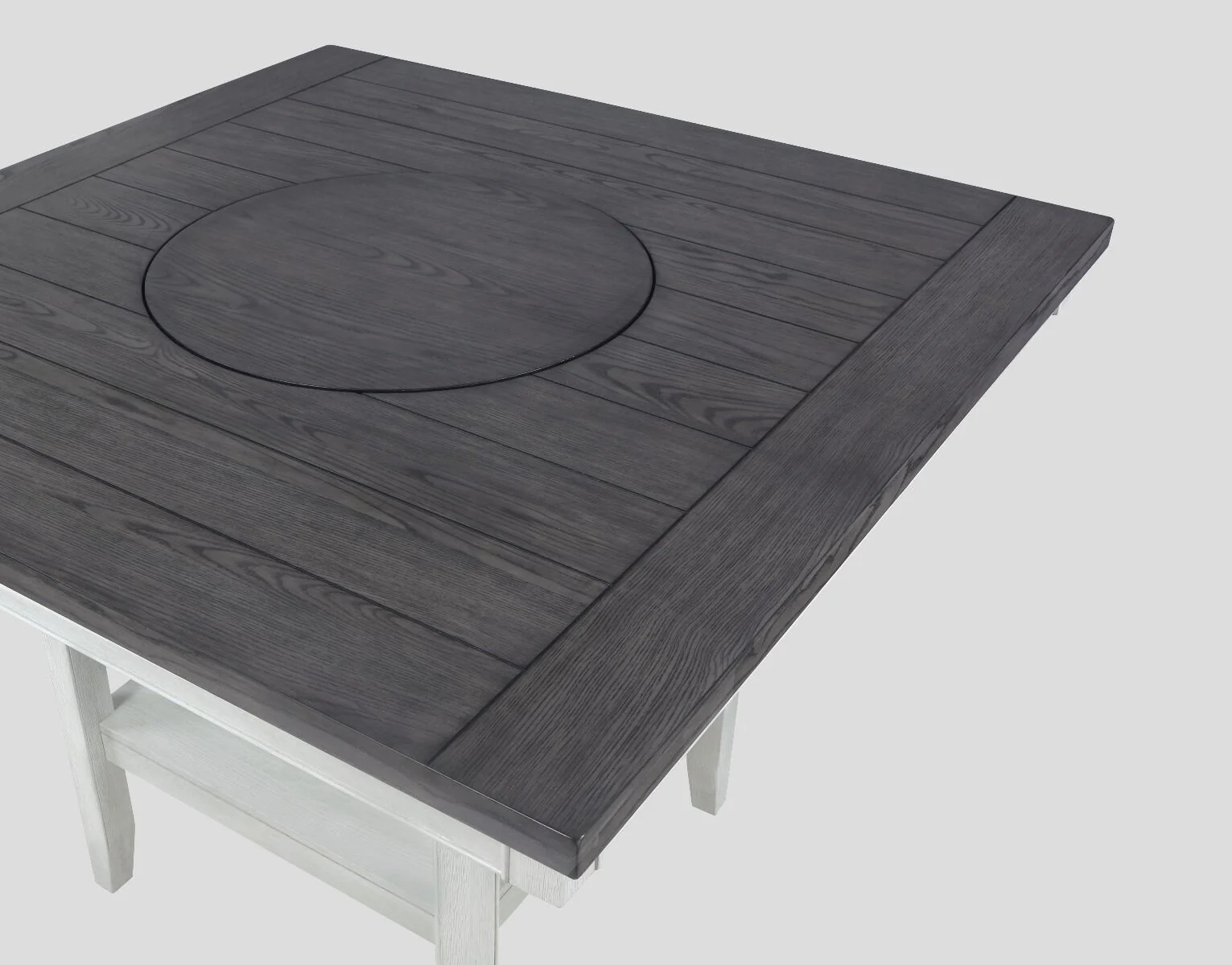 Fulton Counter Height Dining Sets - Chalk White & Grey - Image 4