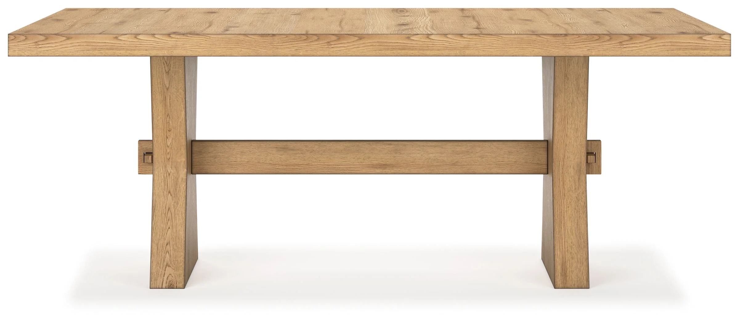 Galliden - Rectangular Dining Room Table - Light Brown - Image 3