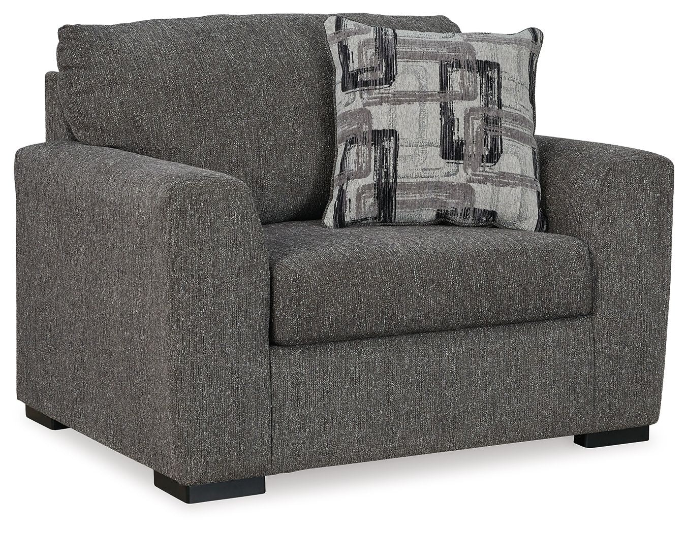 Gardiner - 2 Pc. - Chair And A Half, Ottoman - Pewter - Image 4