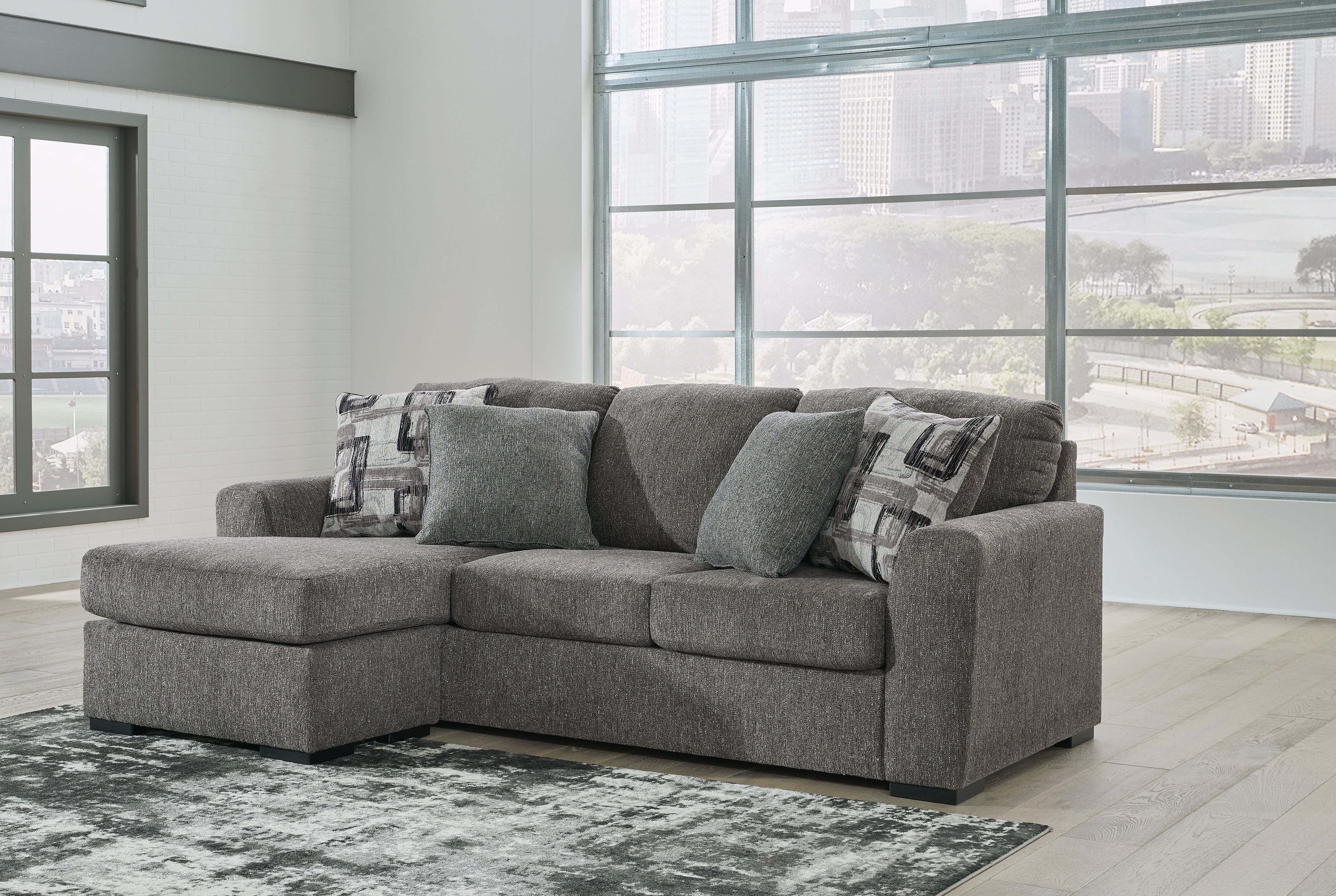 Gardiner - Sofa Chaise - Pewter - Image 3