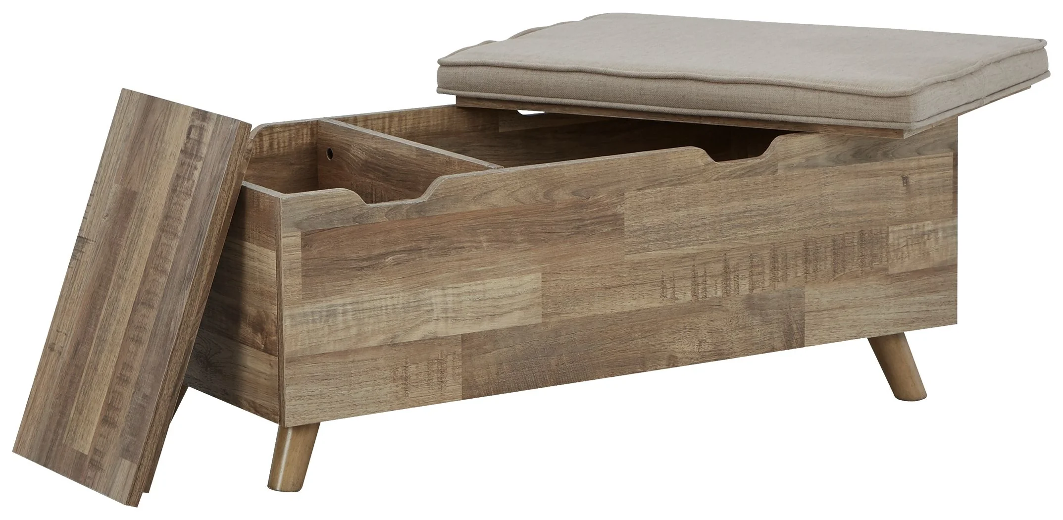 Gerdanet - Storage Bench - Beige - Image 4