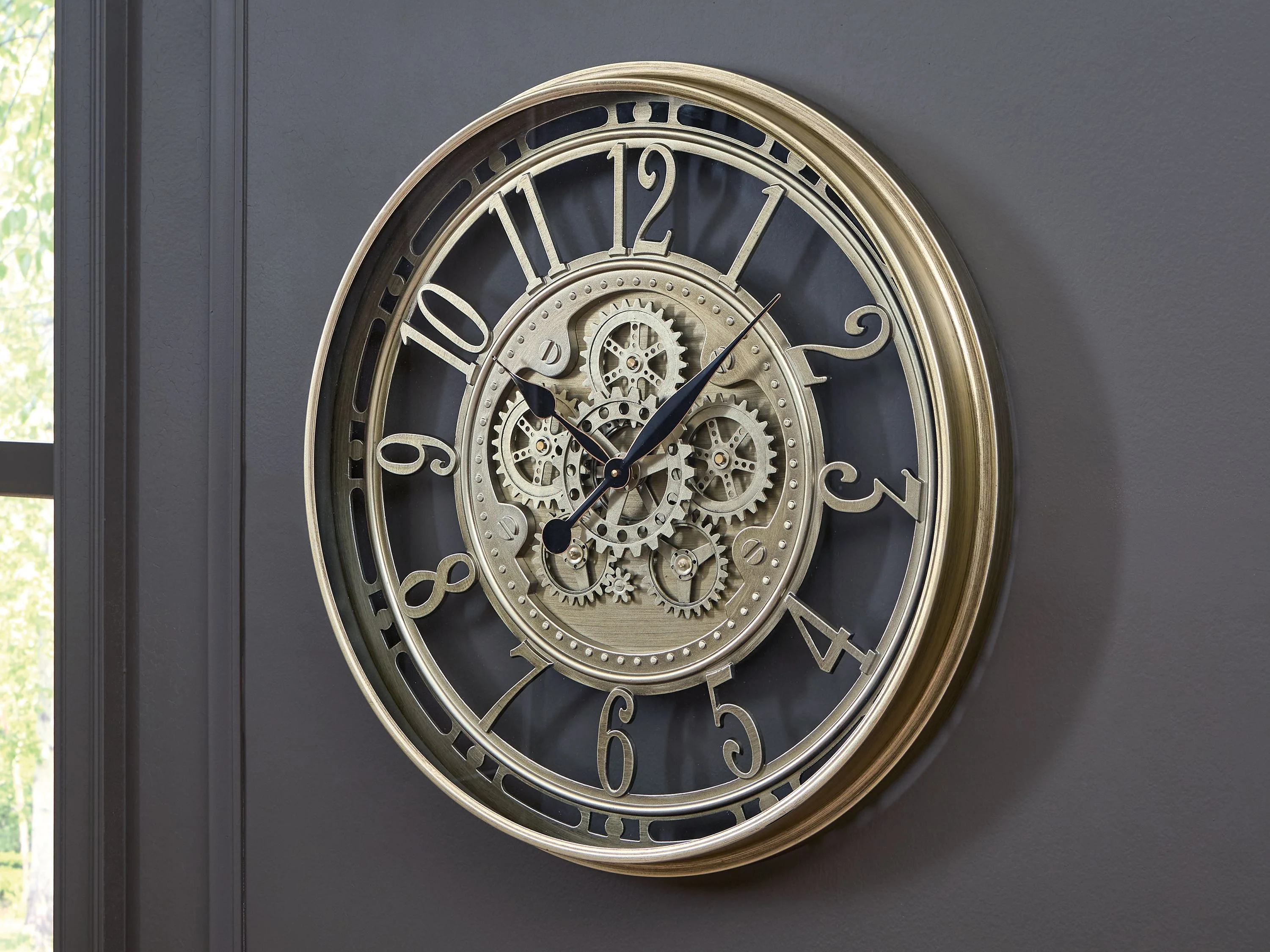 Gilover - Wall Clock - Champagne Finish - Image 3