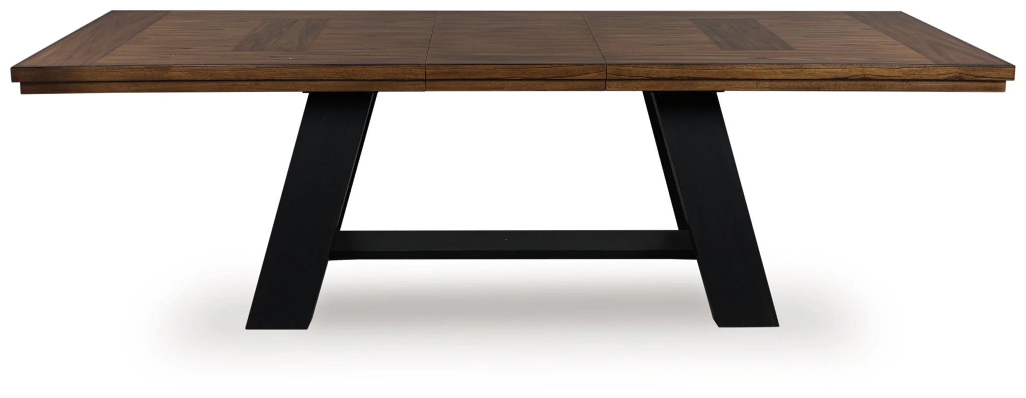 Greddinton - Dining Extension Table - Brown / Black - Image 3