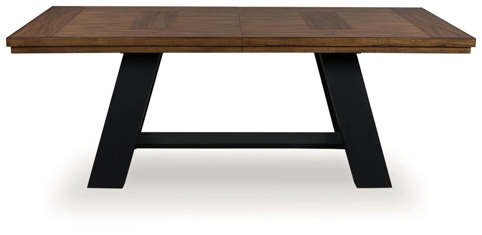 Greddinton - Dining Extension Table - Brown / Black - Image 4