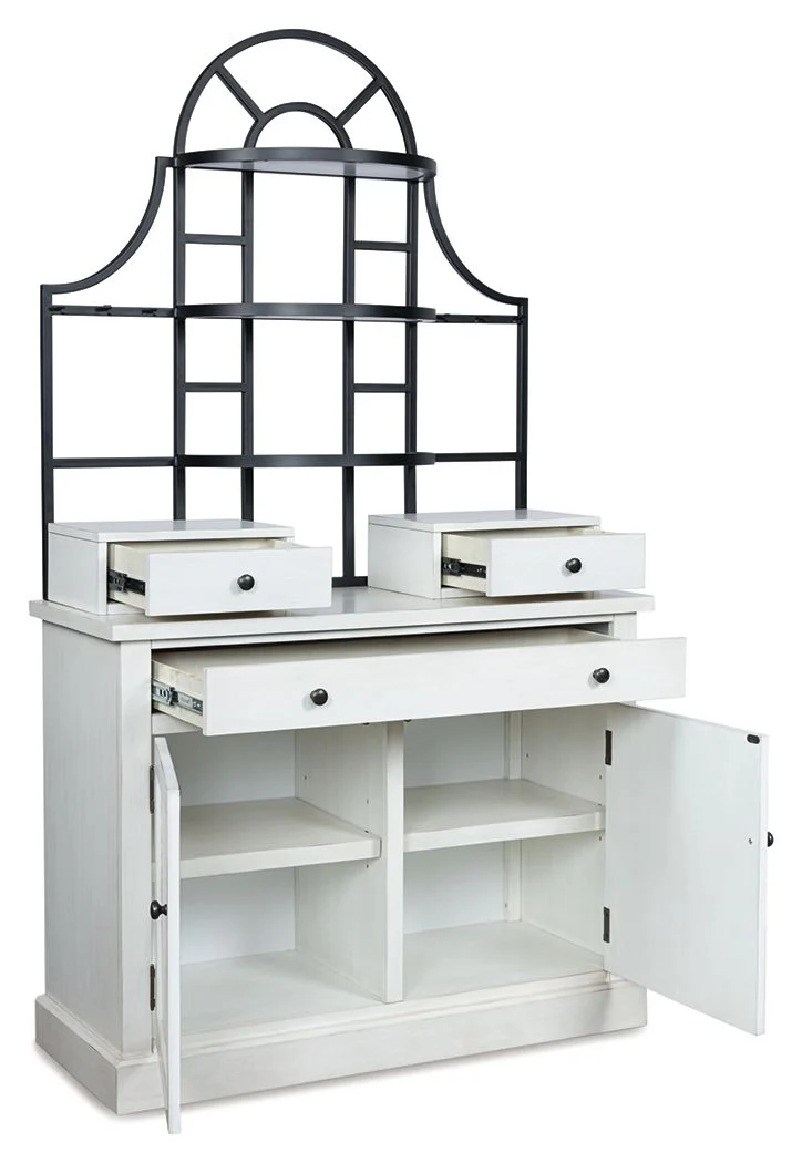 Greddinton - Baker's Rack - White - Image 2