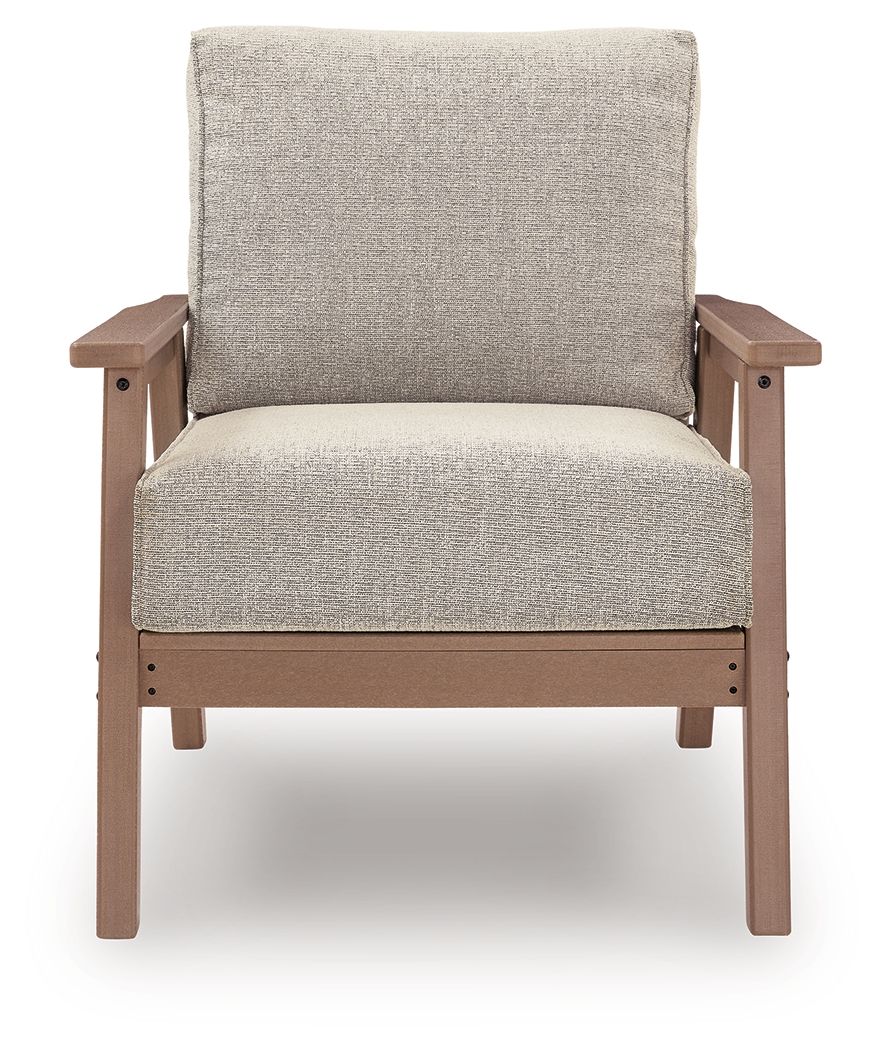 Grover Beach - Lounge Chair With Cushion (Set of 2) - Driftwood - Image 3