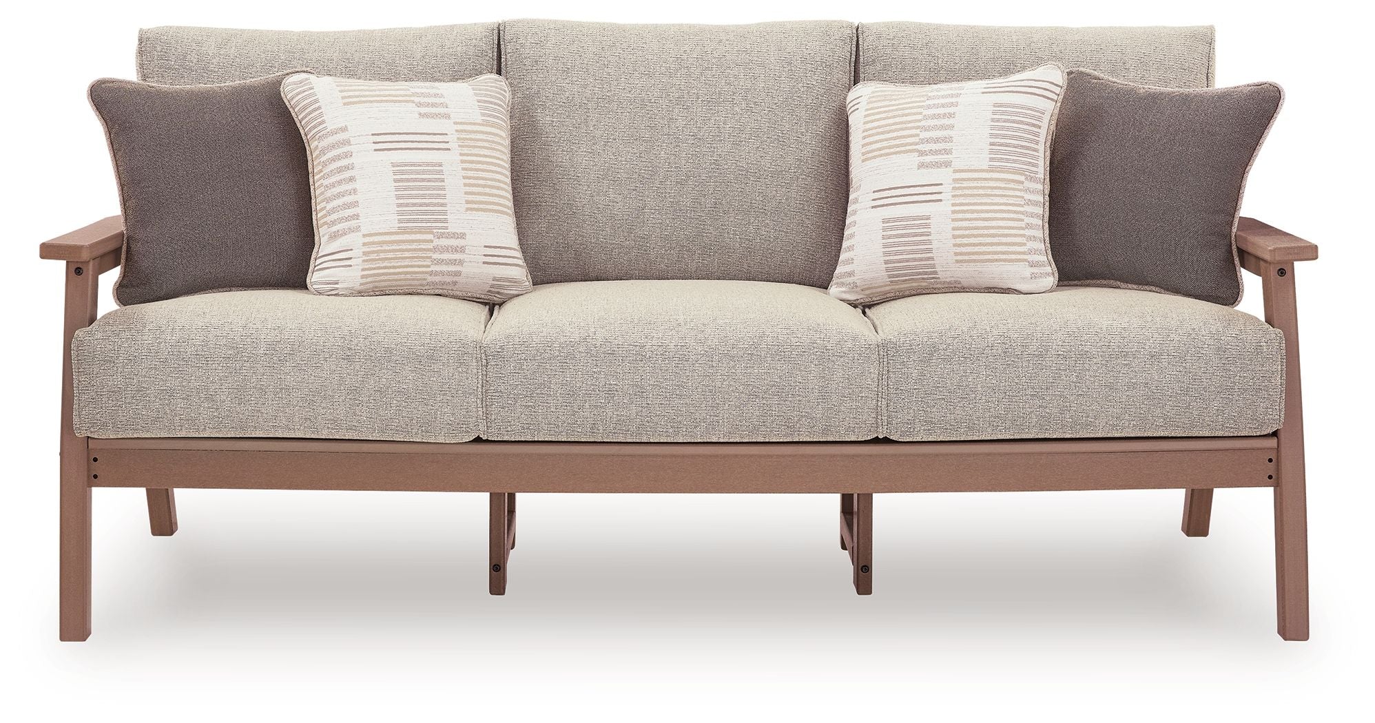 Grover Beach - Sofa With Cushion - Driftwood - Image 2