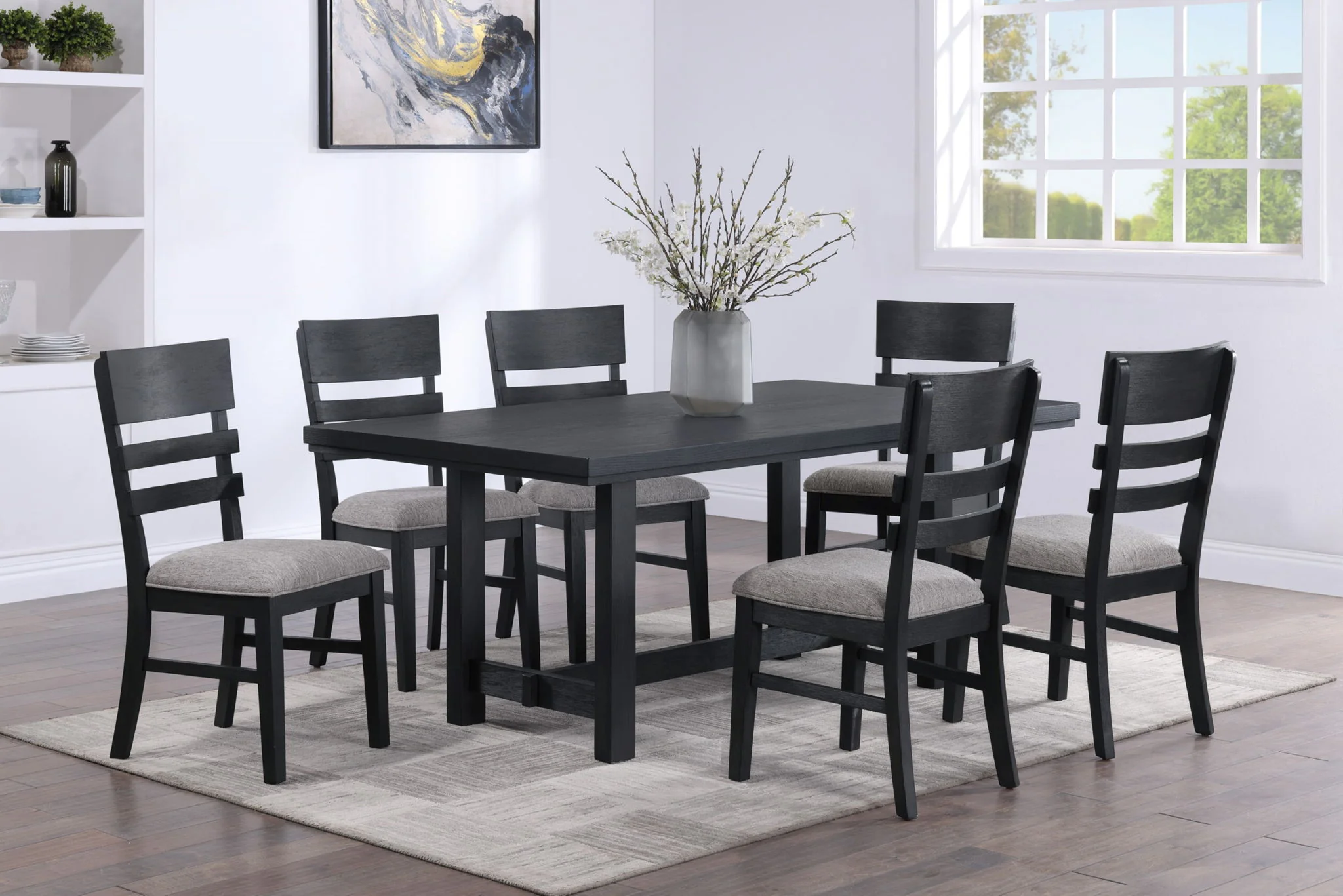 Guthrie - Side Chair (Set of 2) - Charcoal & Gray - Image 4