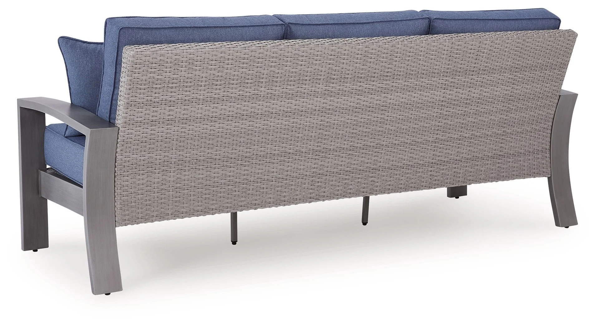 Half Moon Beach - Sofa With Cushion - Blue / Gray - Image 4