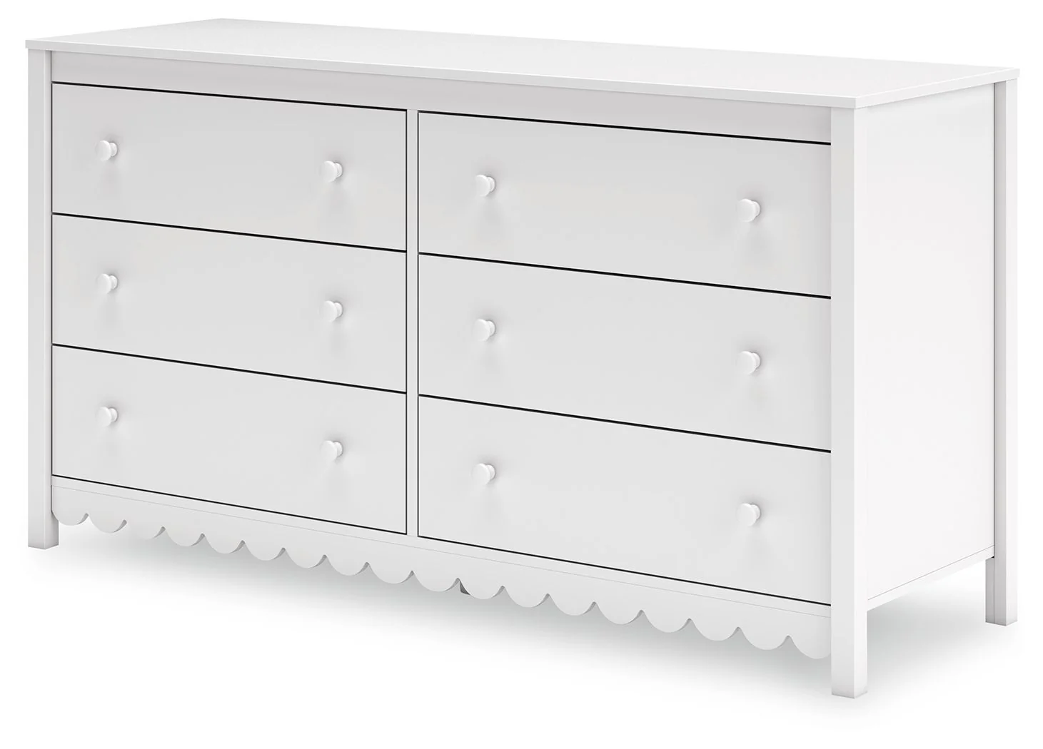 Hallityn - Six Drawer Dresser - White - Image 4