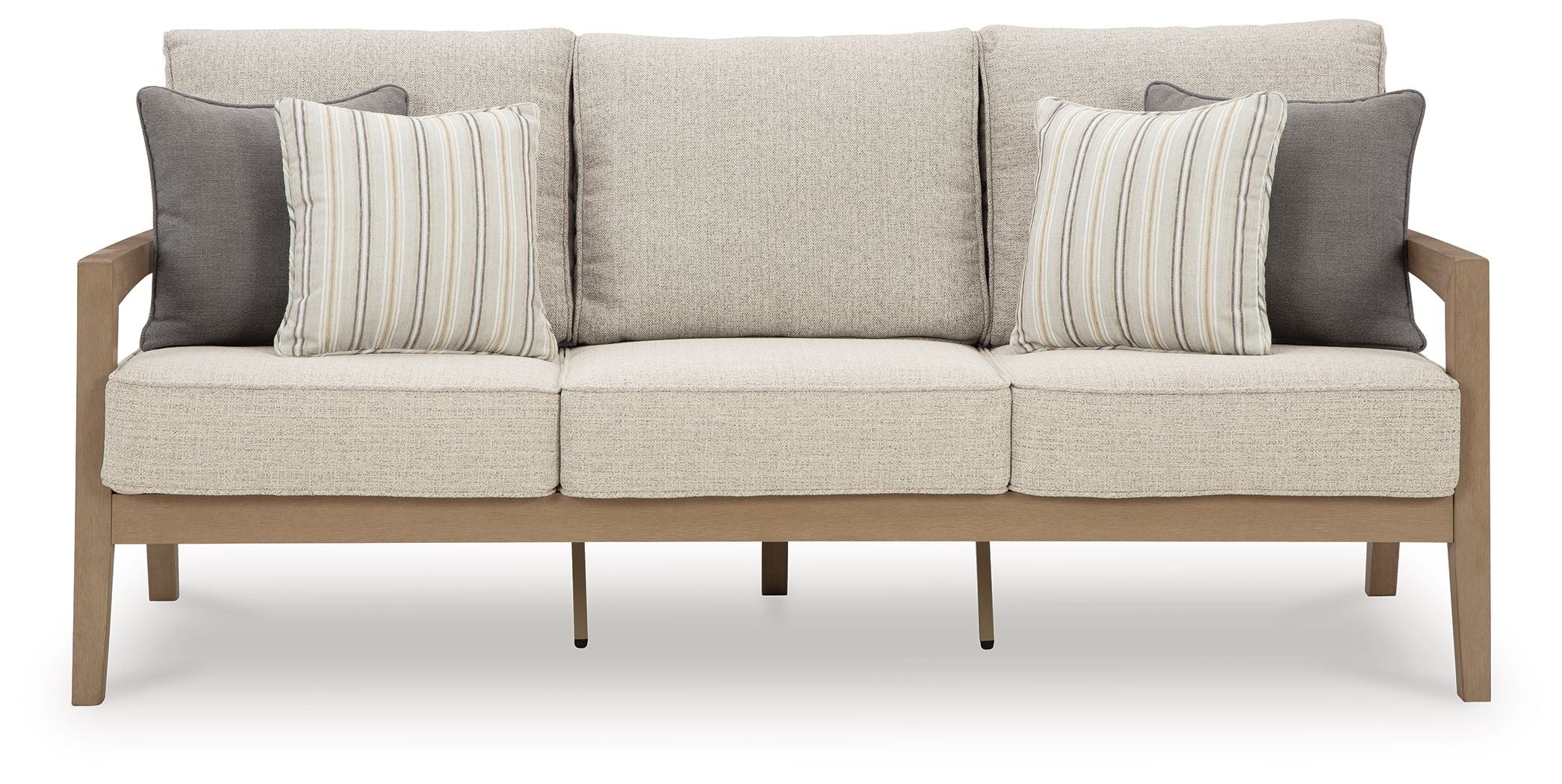 Hallow Creek - Sofa With Cushion - Driftwood - Image 4